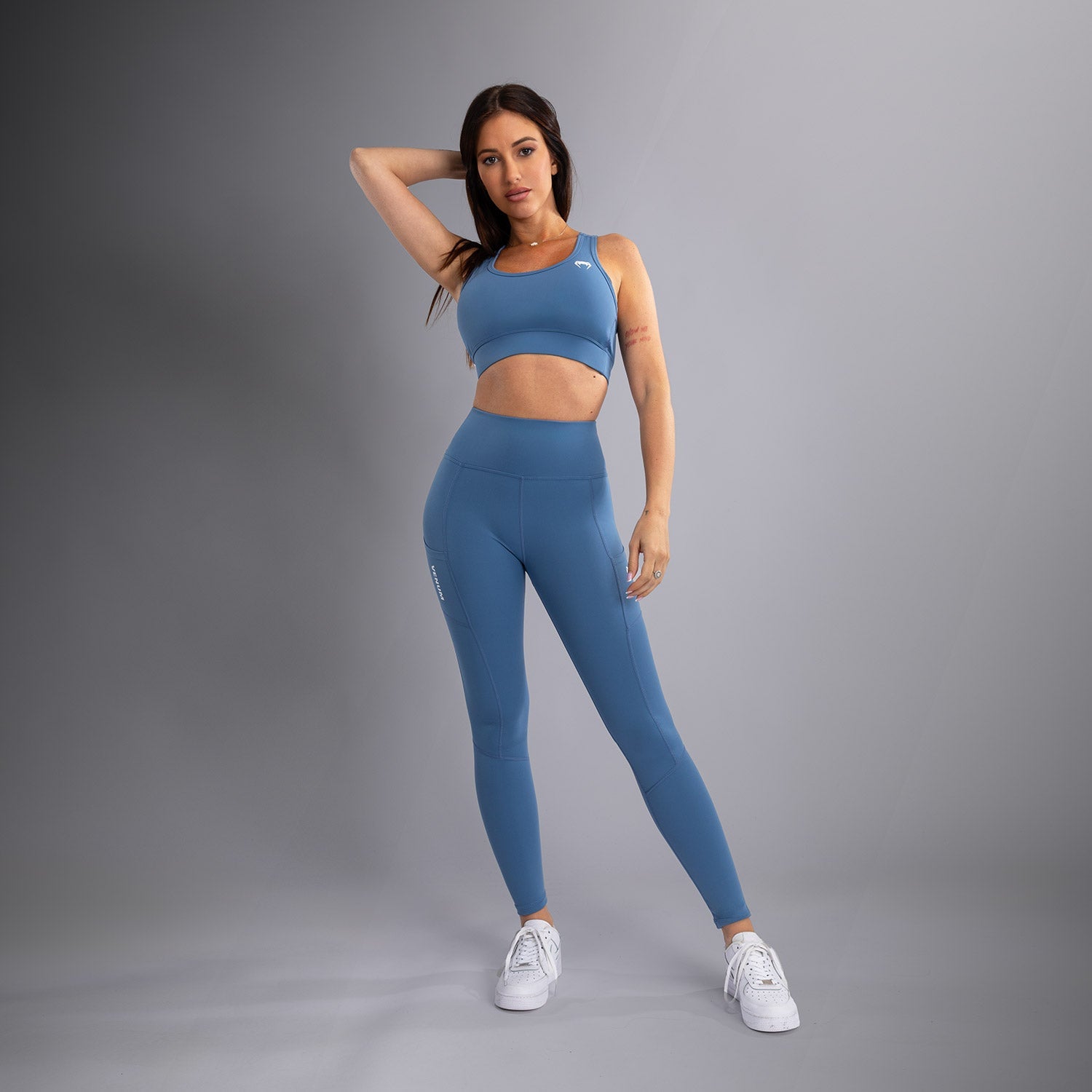 Dámské výkonnostní legíny Venum Essential - Storm Blue