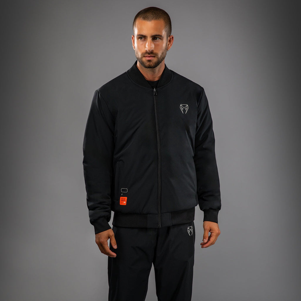 Venum Eclipse Bomber Jacket - Černá/Slonová kost