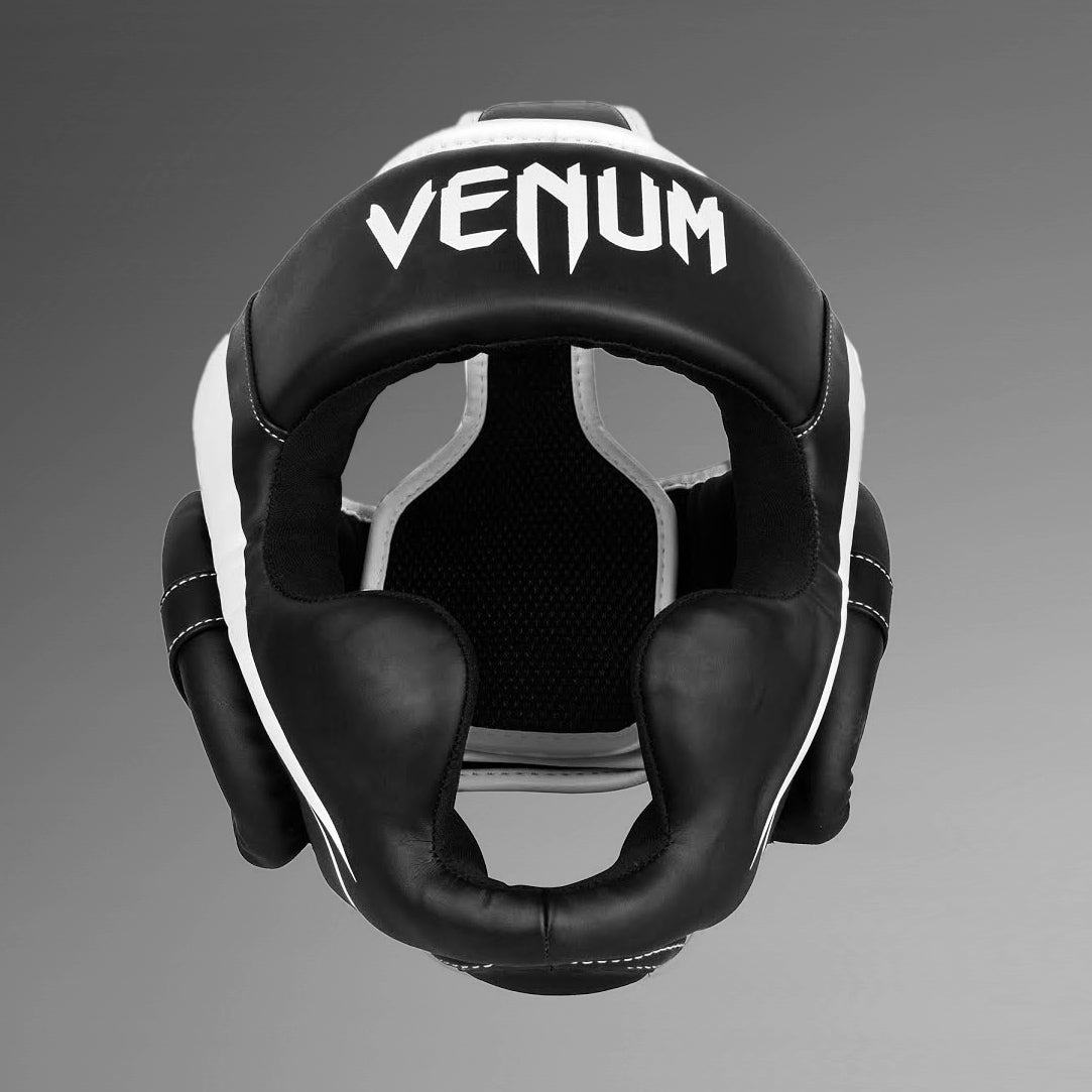 Venum Elite Headgear - Černá/Bílá