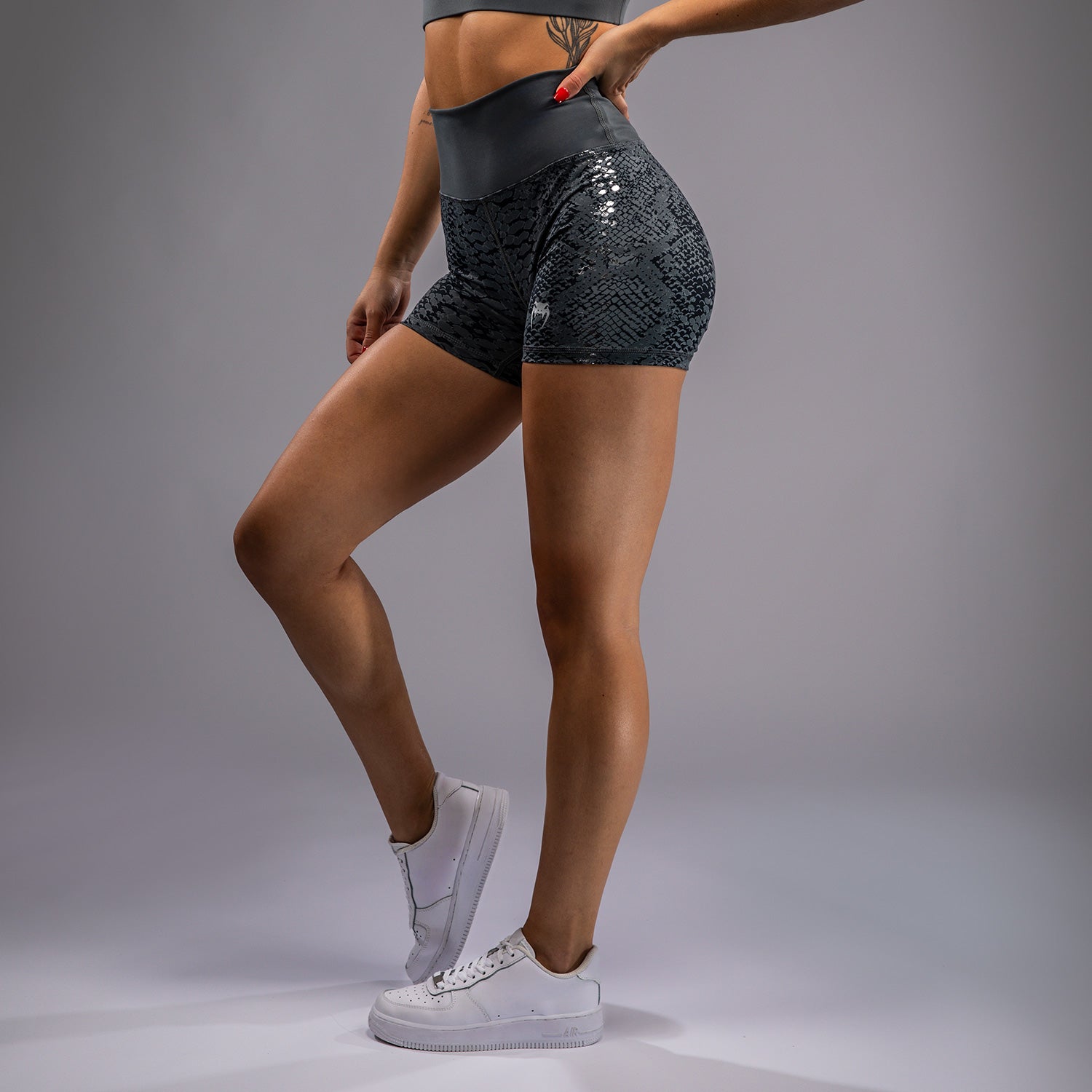 Venum Amazonia Dámské kompresní kraťasy - tmavě šedá