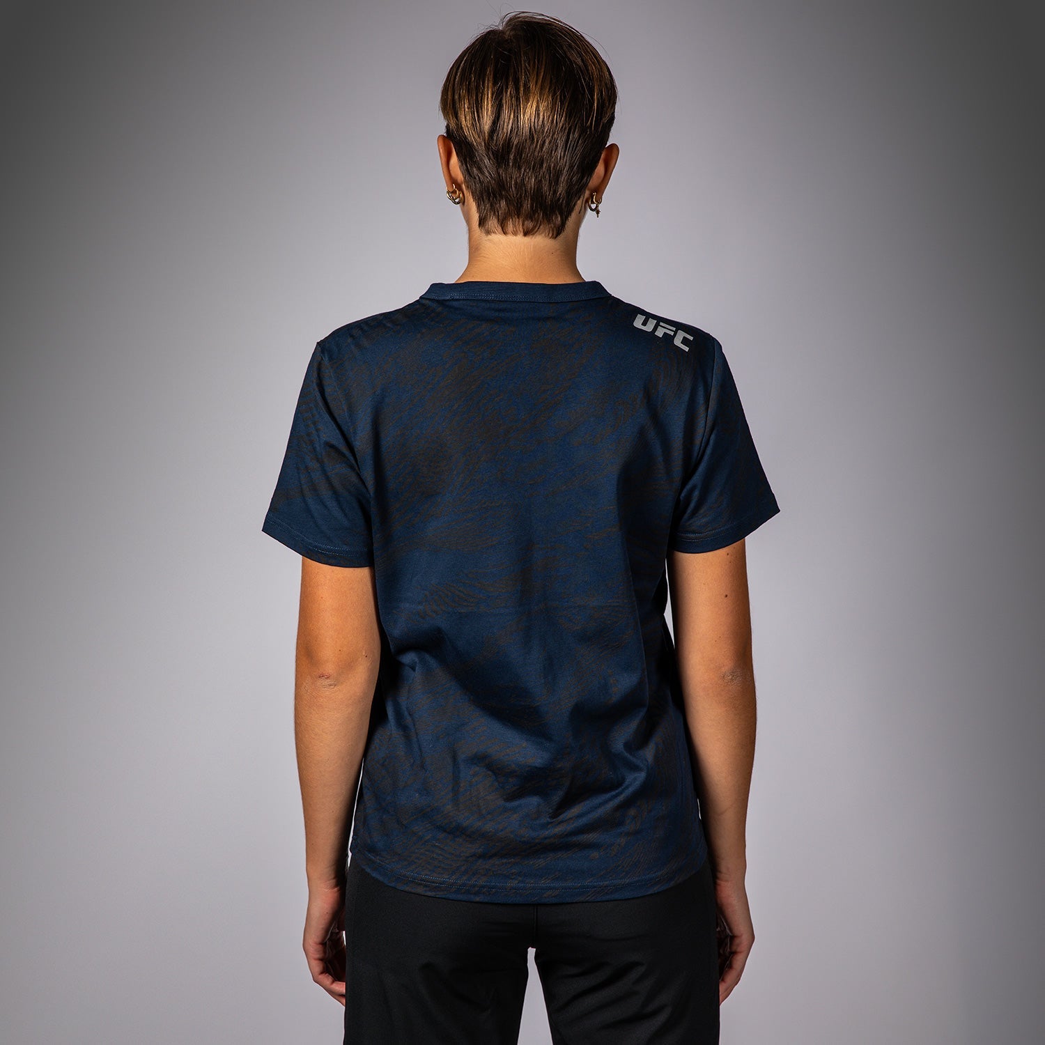 UFC Fusion by Venum Dámské bavlněné tričko s krátkým rukávem Fight Week - Oceánská modř