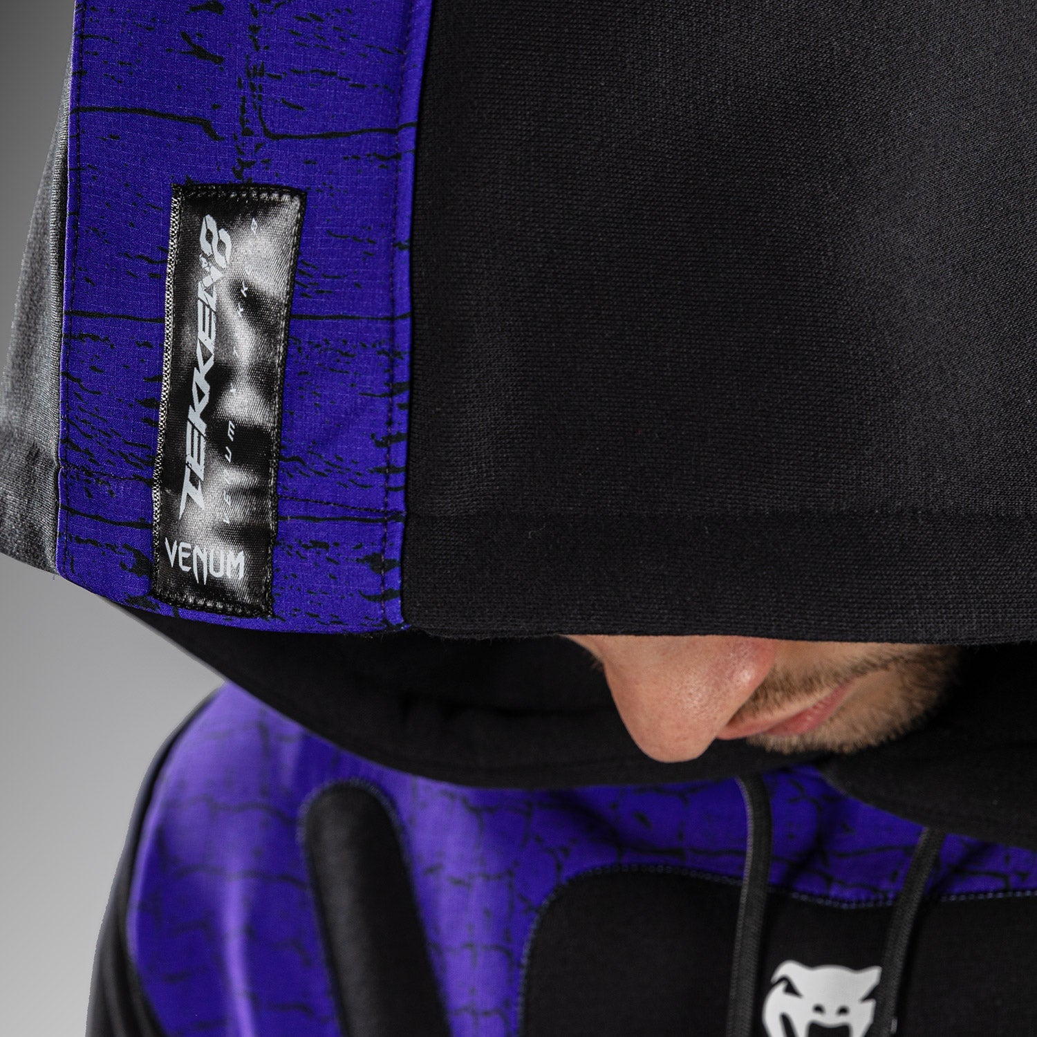 Venum x TEKKEN 8 Mikina s kapucí - Kazuya - Černá/Fialová