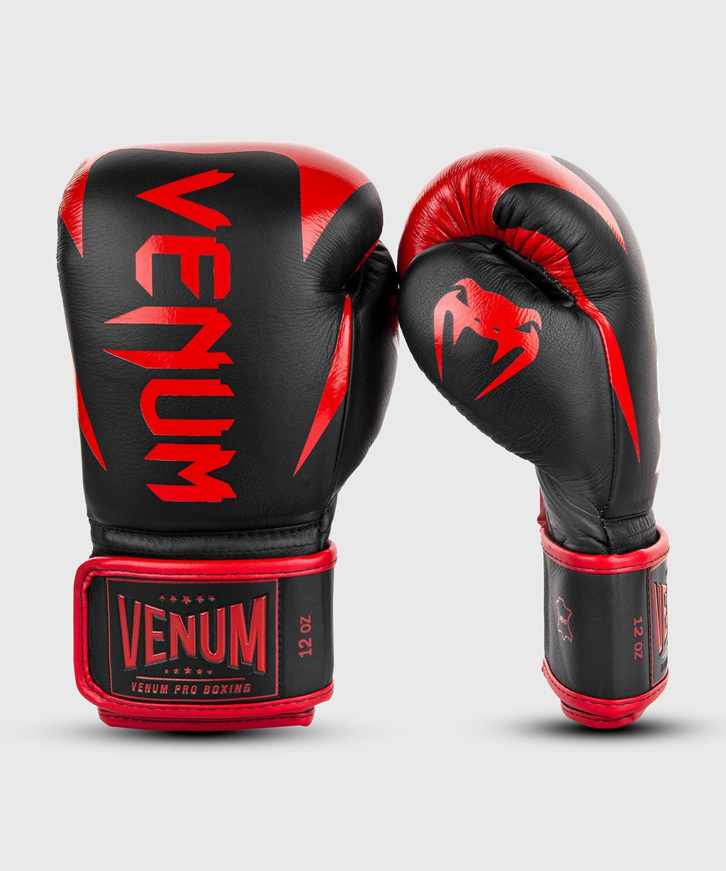 Venum Hammer Pro Boxerské rukavice Velcro - Černá/Červená