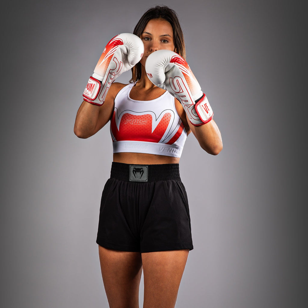 Venum x RWS 2.0 Dámská sportovní podprsenka - bílá/červená