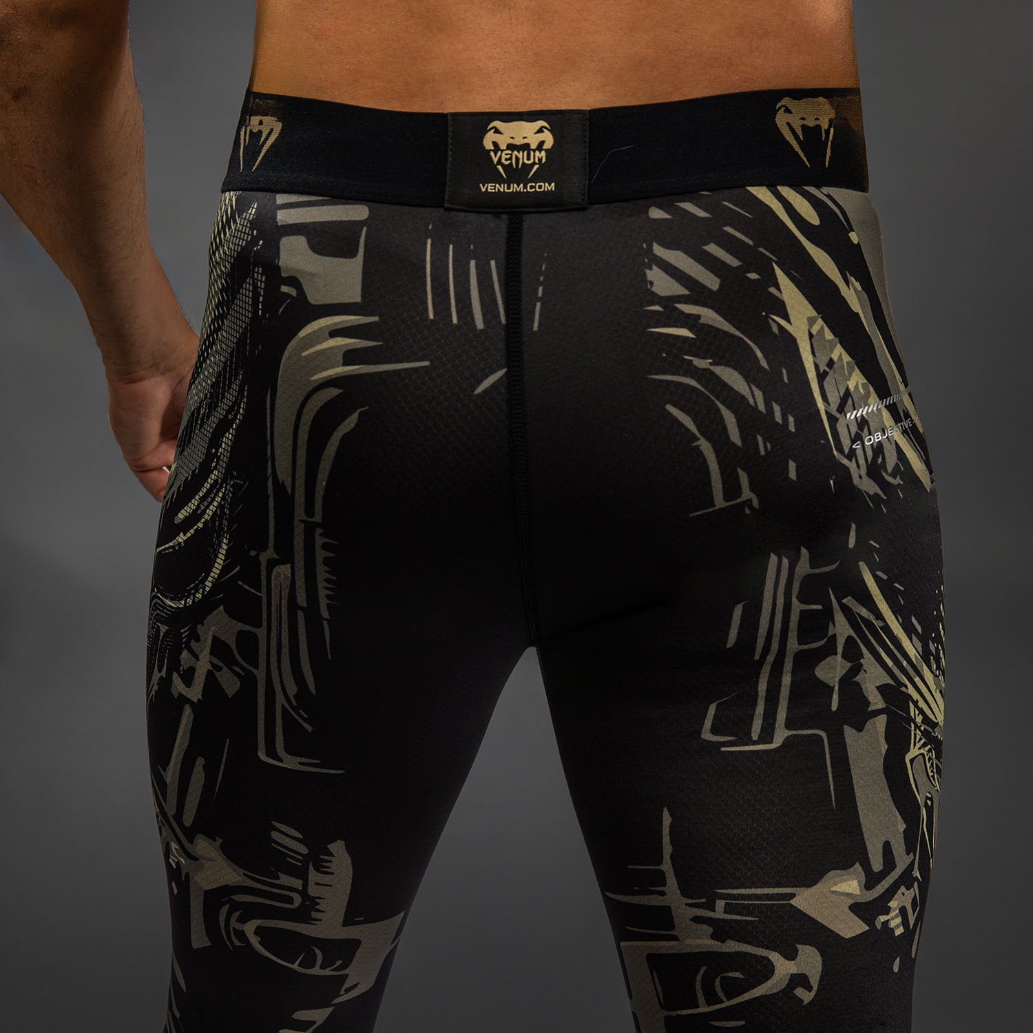 Venum Invader Spats - Černá/Písek