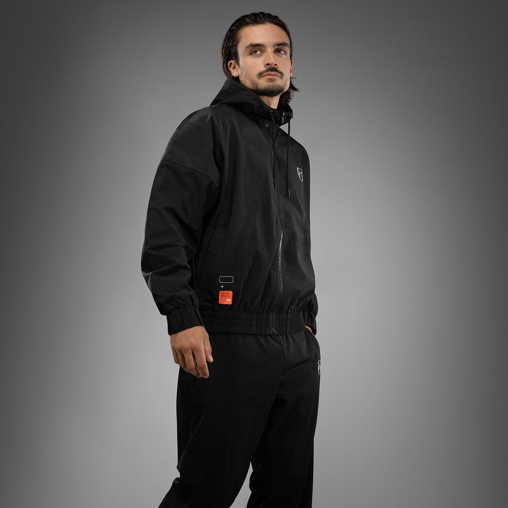 Venum Eclipse Track Jacket - Černá/Slonová kost