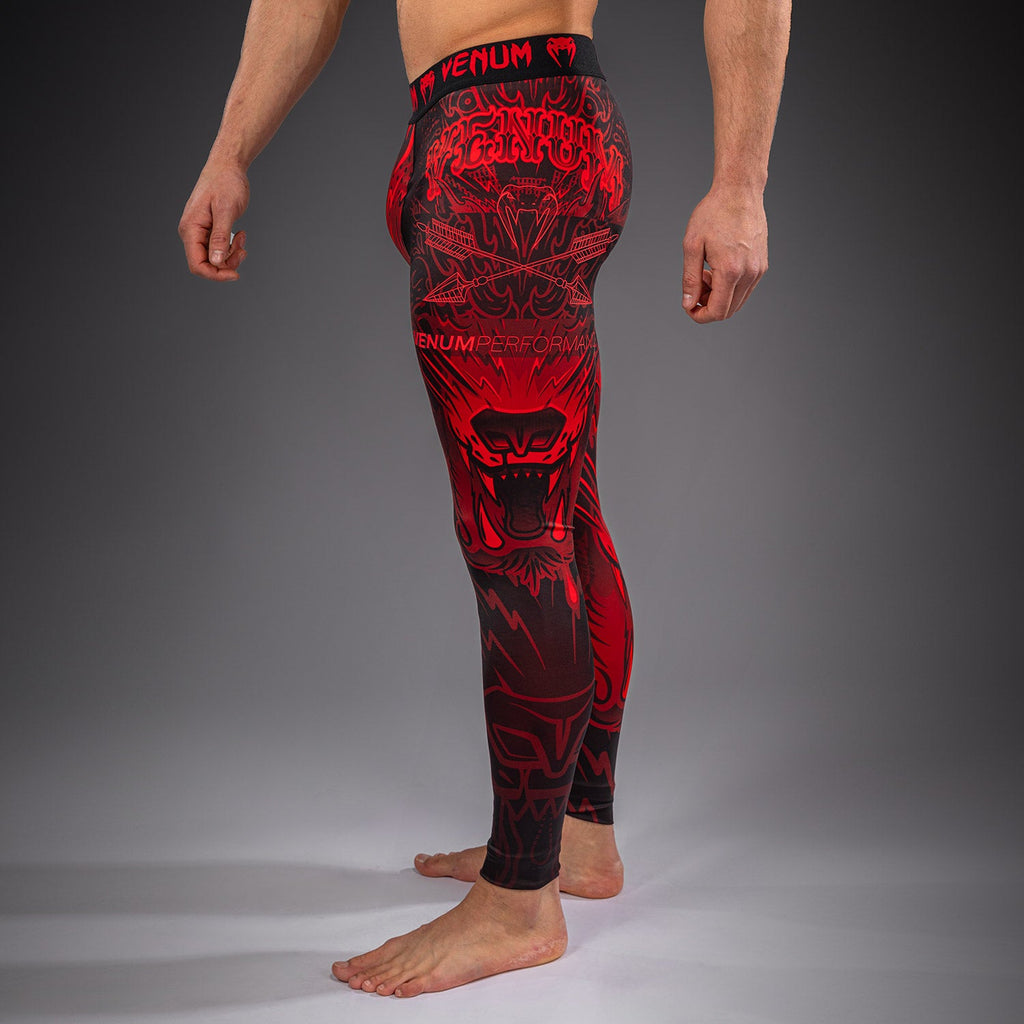 Venum Wolf Atak Spats - Černá/Červená