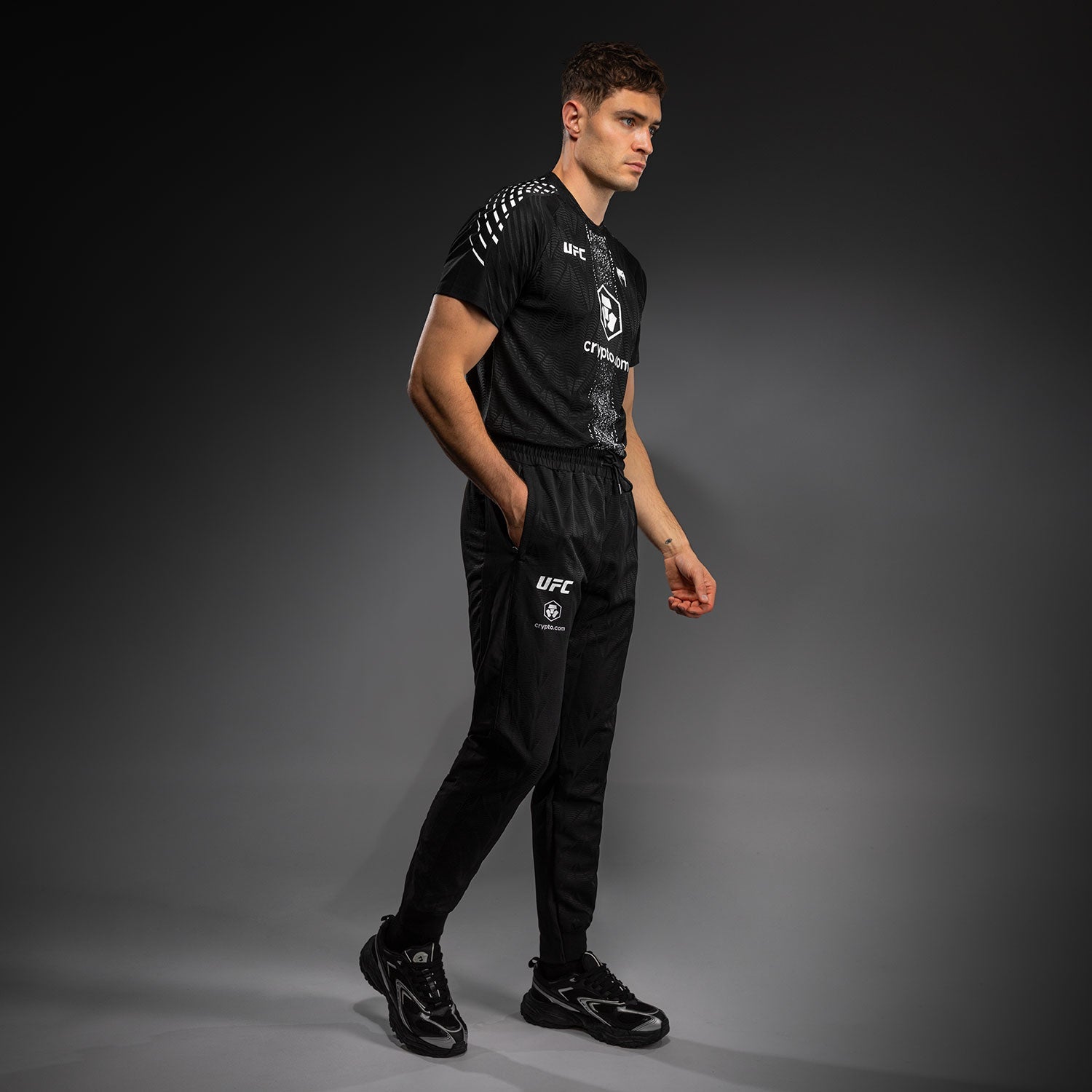 Pánské kalhoty UFC Zenith od Venum Authentic Fight Night Walkout - černá