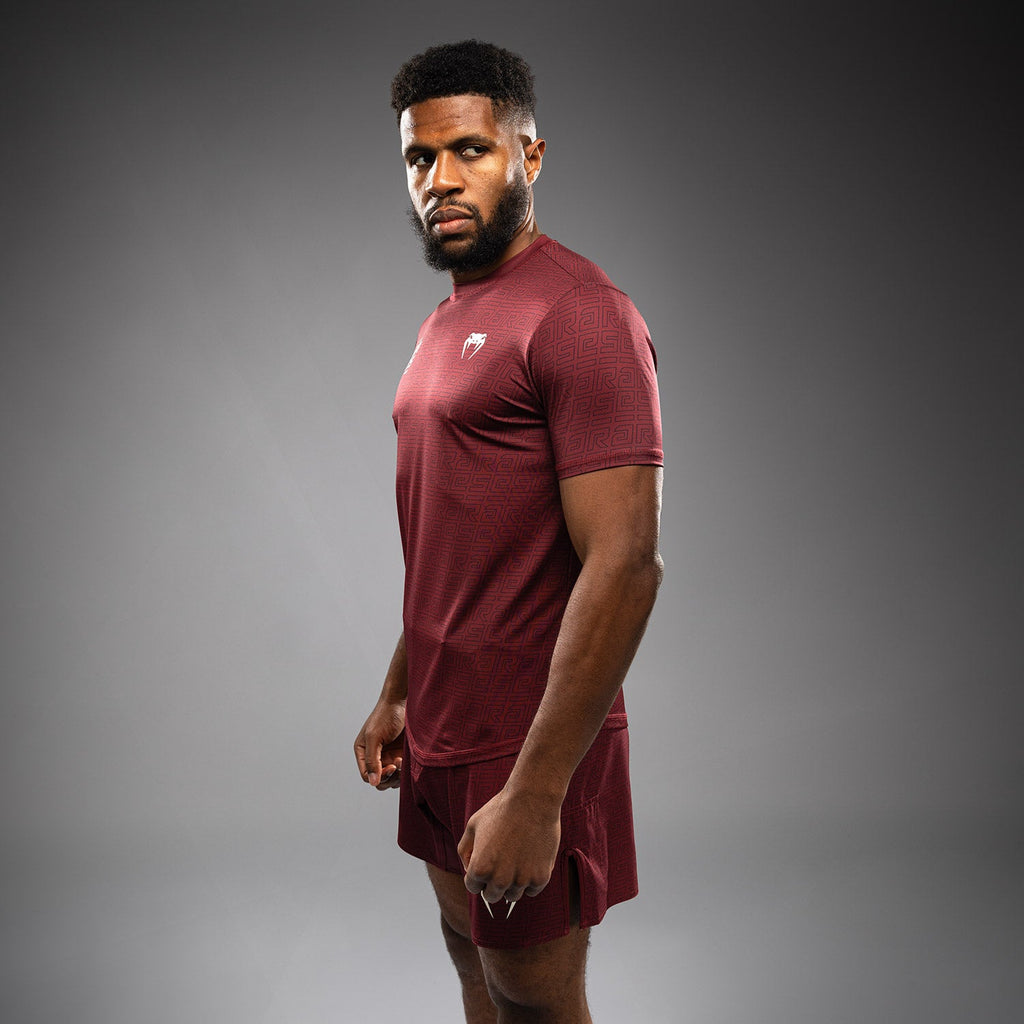 Pánské tričko Venum x Ares Dry-Tech - vínové