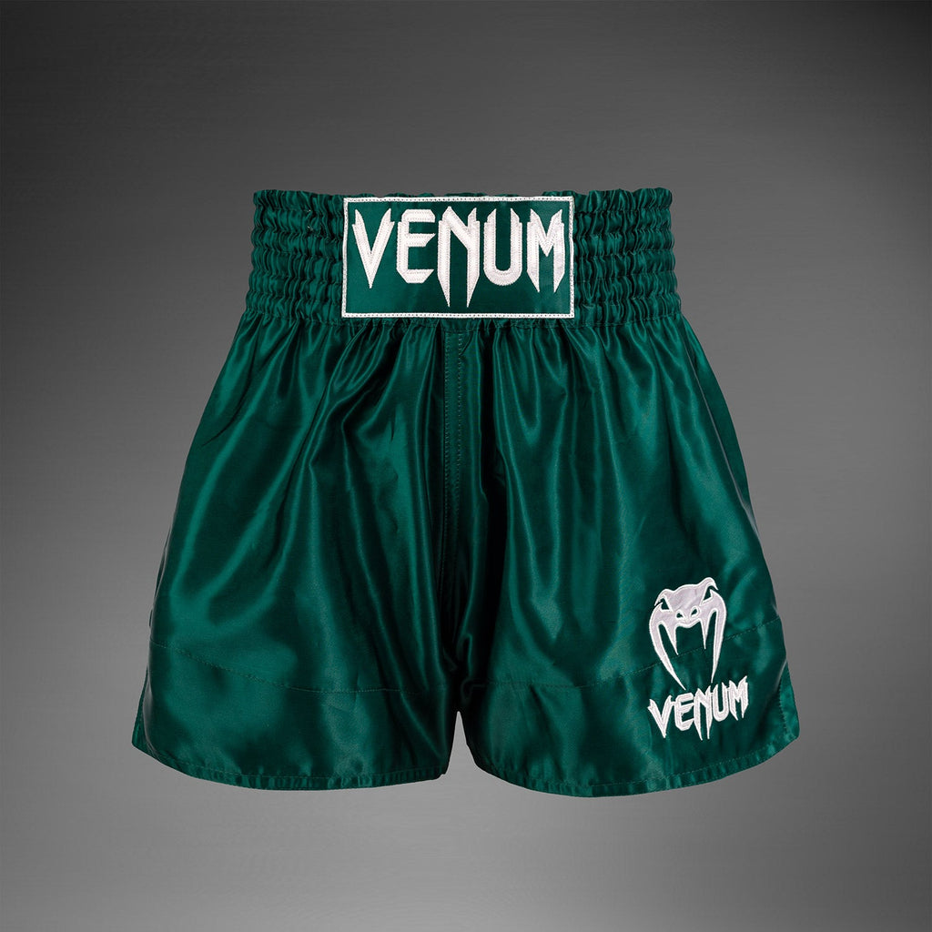 Venum Klasické Muay Thai Kraťasy - Lesní Zelená