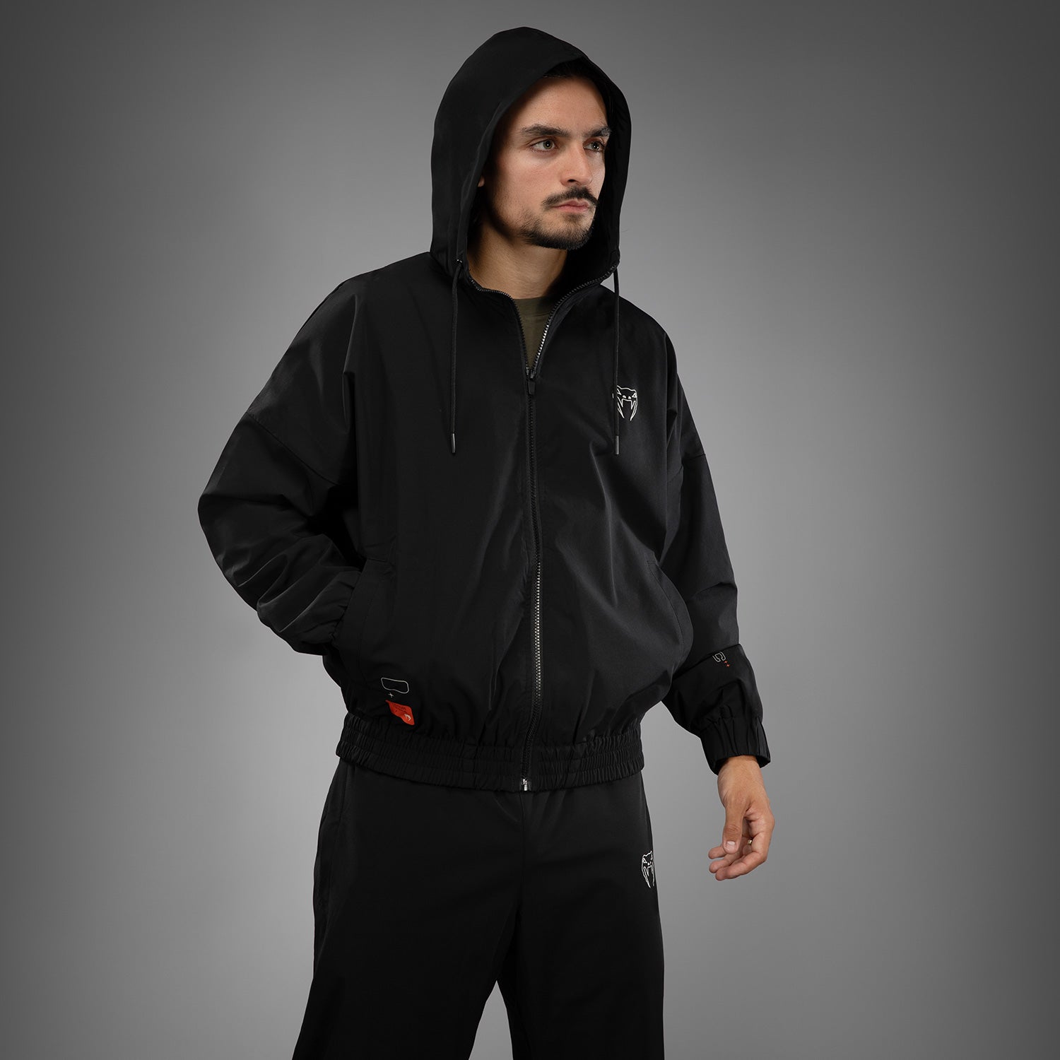 Venum Eclipse Track Jacket - Černá/Slonová kost