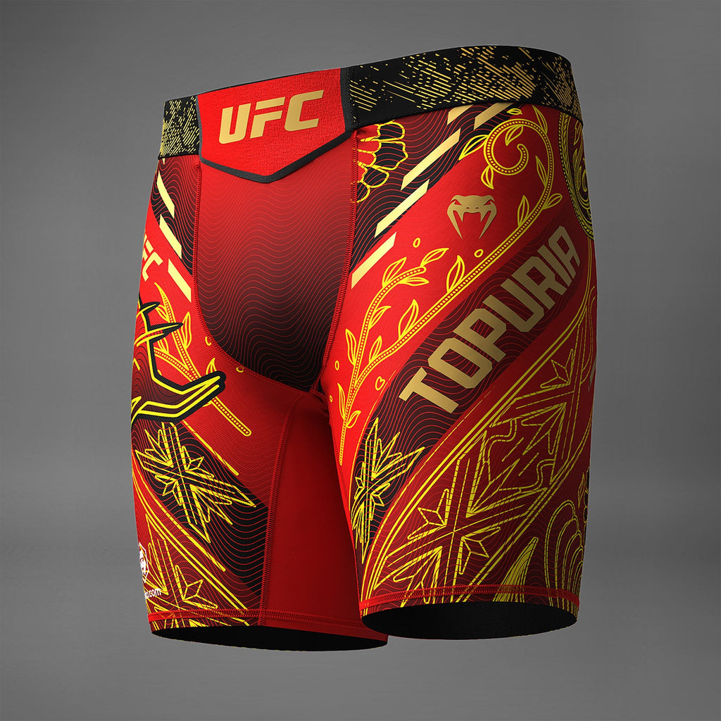 Pánské kraťasy Vale Tudo UFC Unrivaled by Venum Red Ilia Topuria