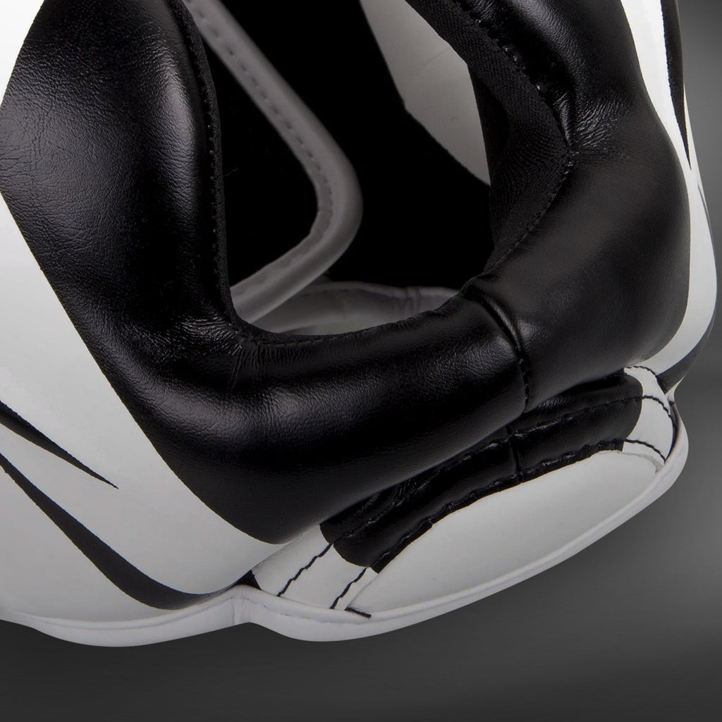 Venum Elite Headgear – Bílá/Černá