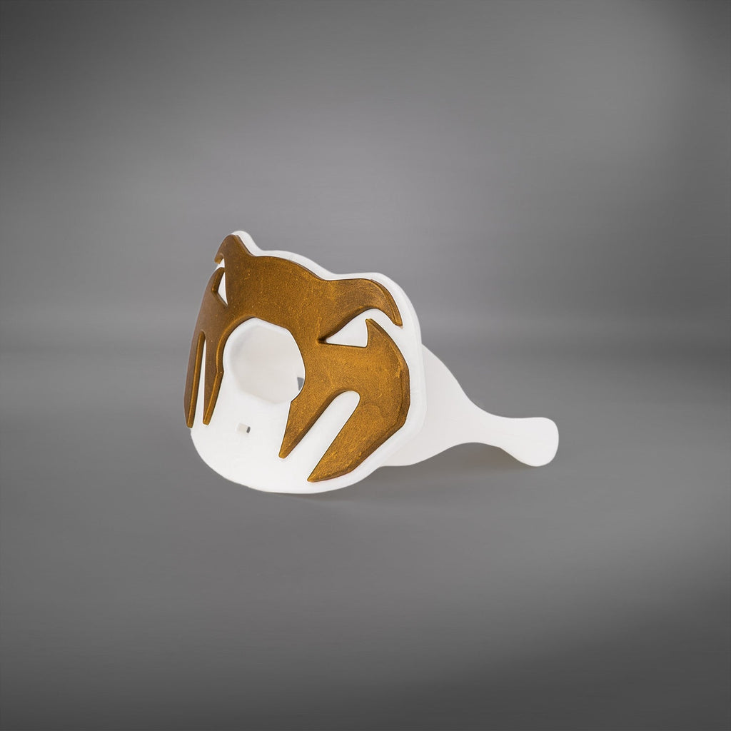 Venum Elite Lipguard Logo Edition - Bílá/Zlatá