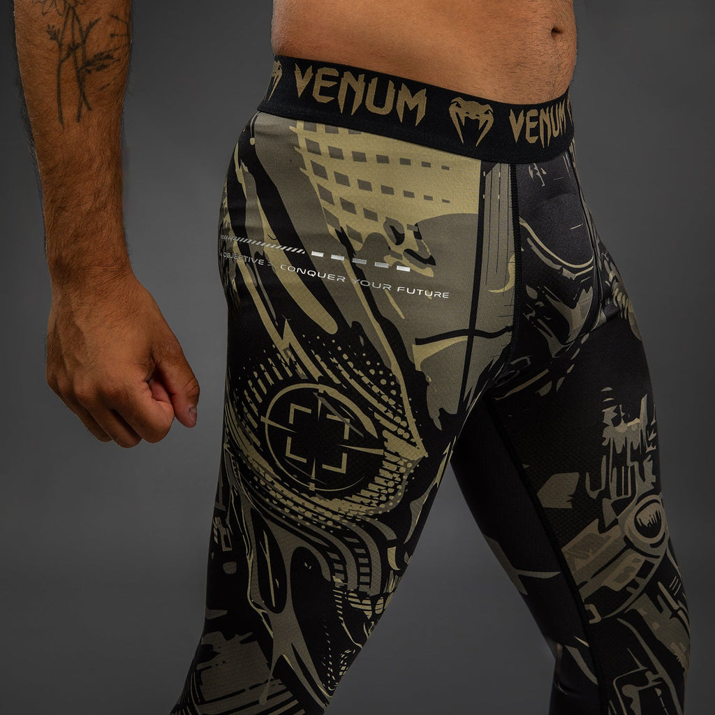 Venum Invader Spats - Černá/Písek