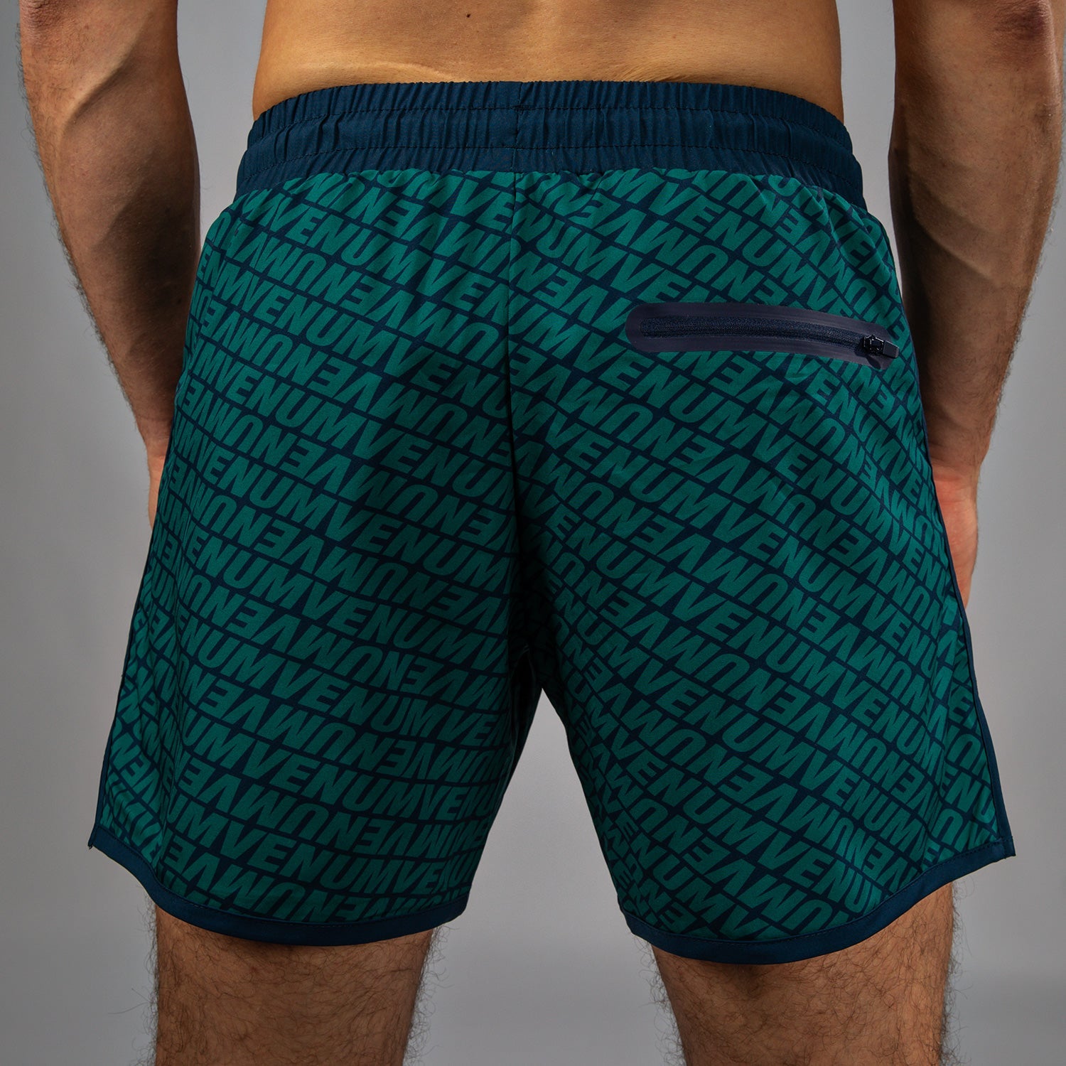 Venum Echo Board Shorts - Tmavě modrá/Smaragdově zelená