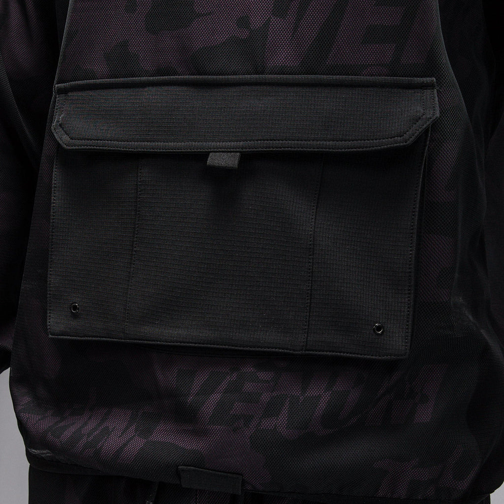 Venum Trooper Pánská bunda se zapínáním na půl zip - Černá/Fialová