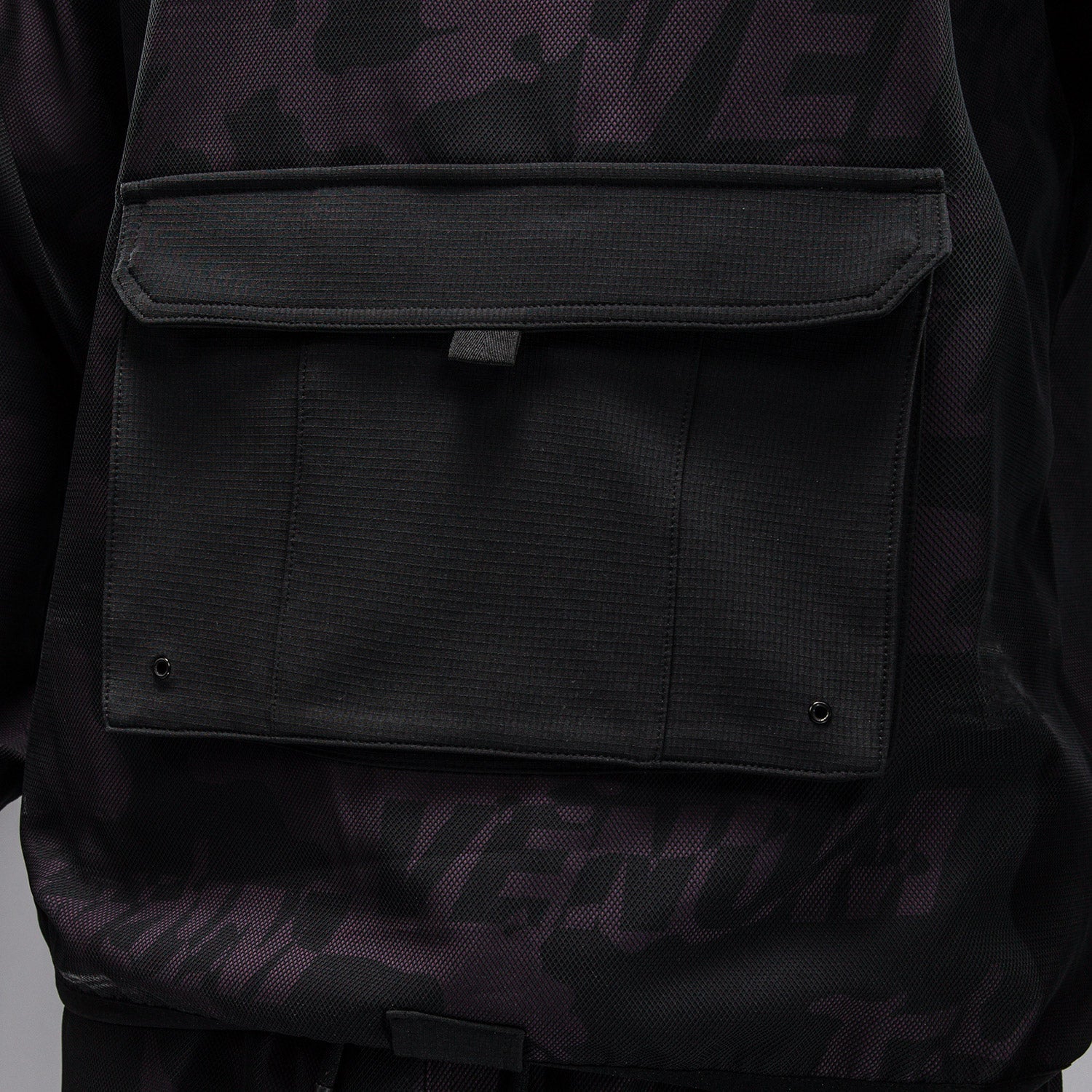 Venum Trooper Pánská bunda se zapínáním na půl zip - Černá/Fialová