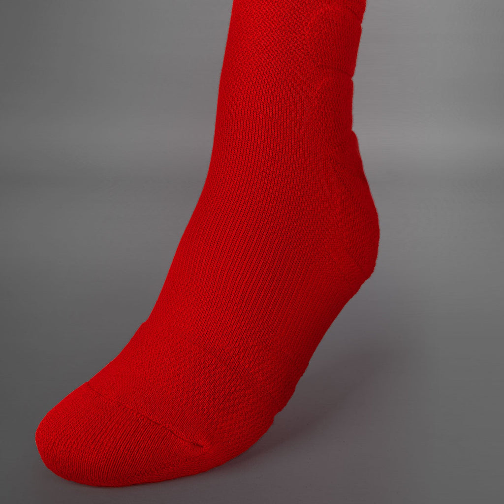 Dlouhé ponožky Venum Elite Performance - červená/bílá