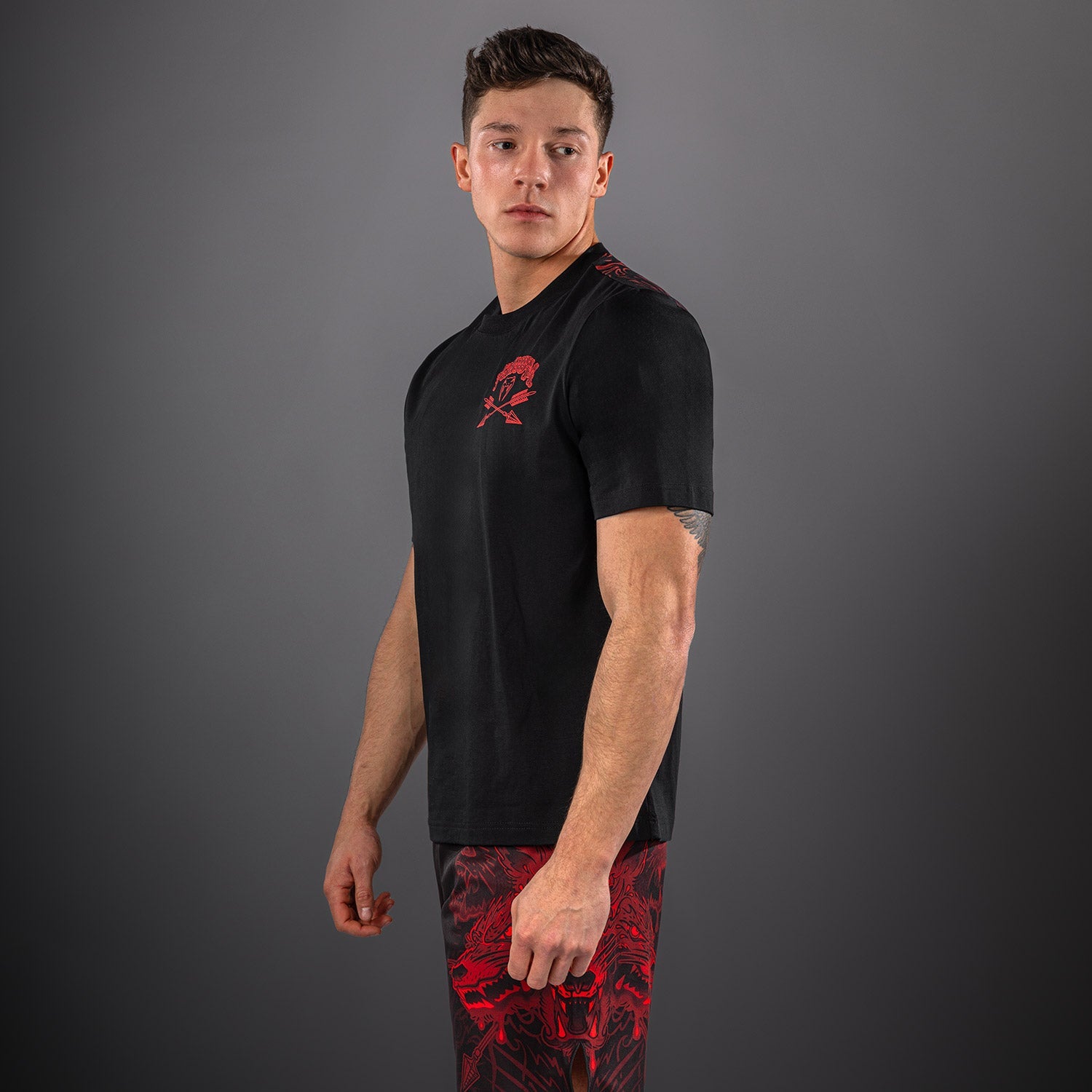 Venum Wolf Atak Tričko - Černá/Červená