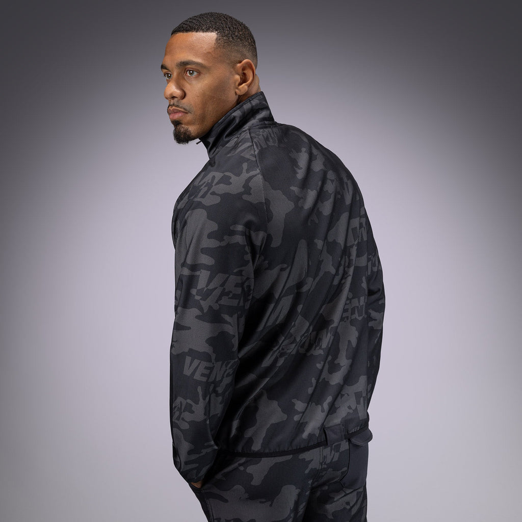 Venum Trooper Pánská bunda na zip - černá/tmavě uhlová