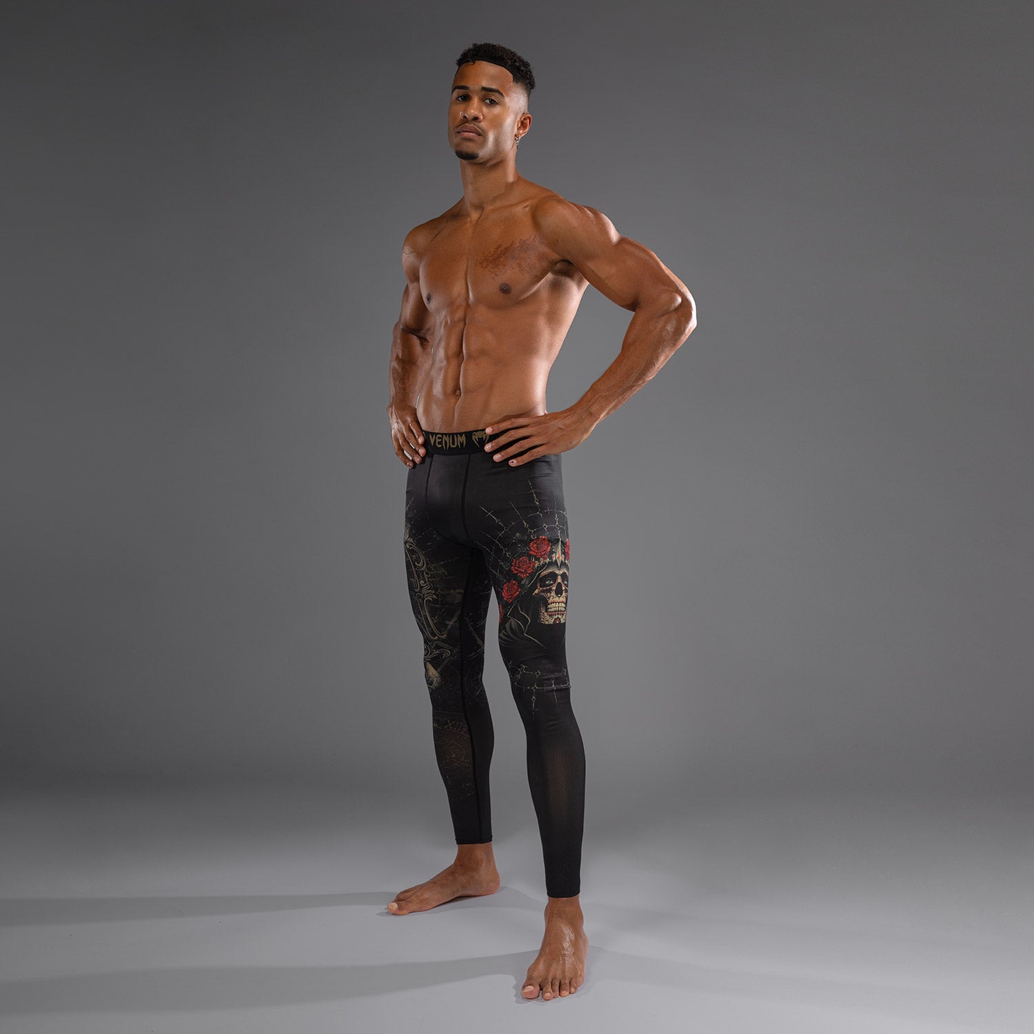 Pánské Spodky Venum Santa Muerte 5.0 - Tmavě Černá/Zlatá