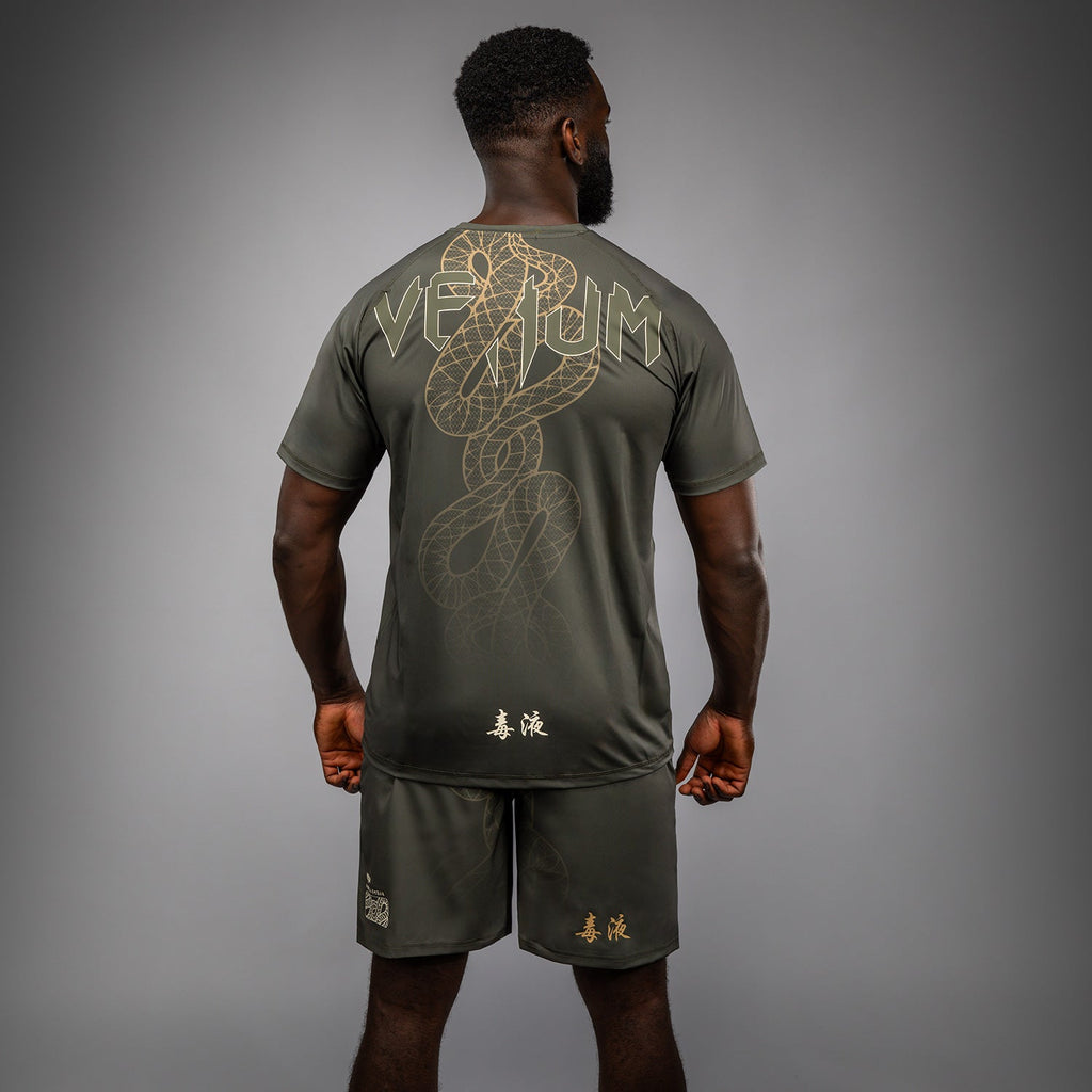 Venum Serpenti Dry Tech Tričko - Khaki/Bronze/Ivory