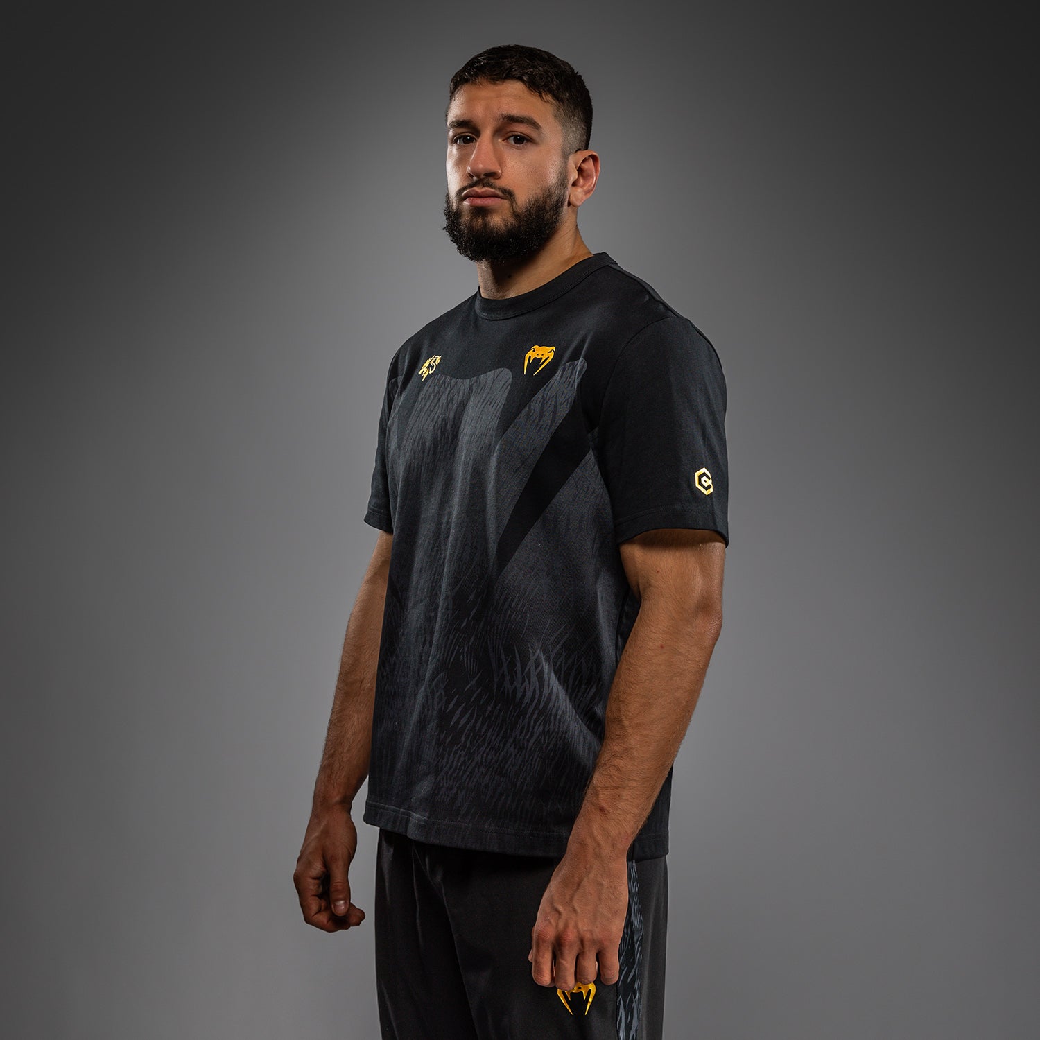 Venum x Chimaev Tričko - Černá/Šedá