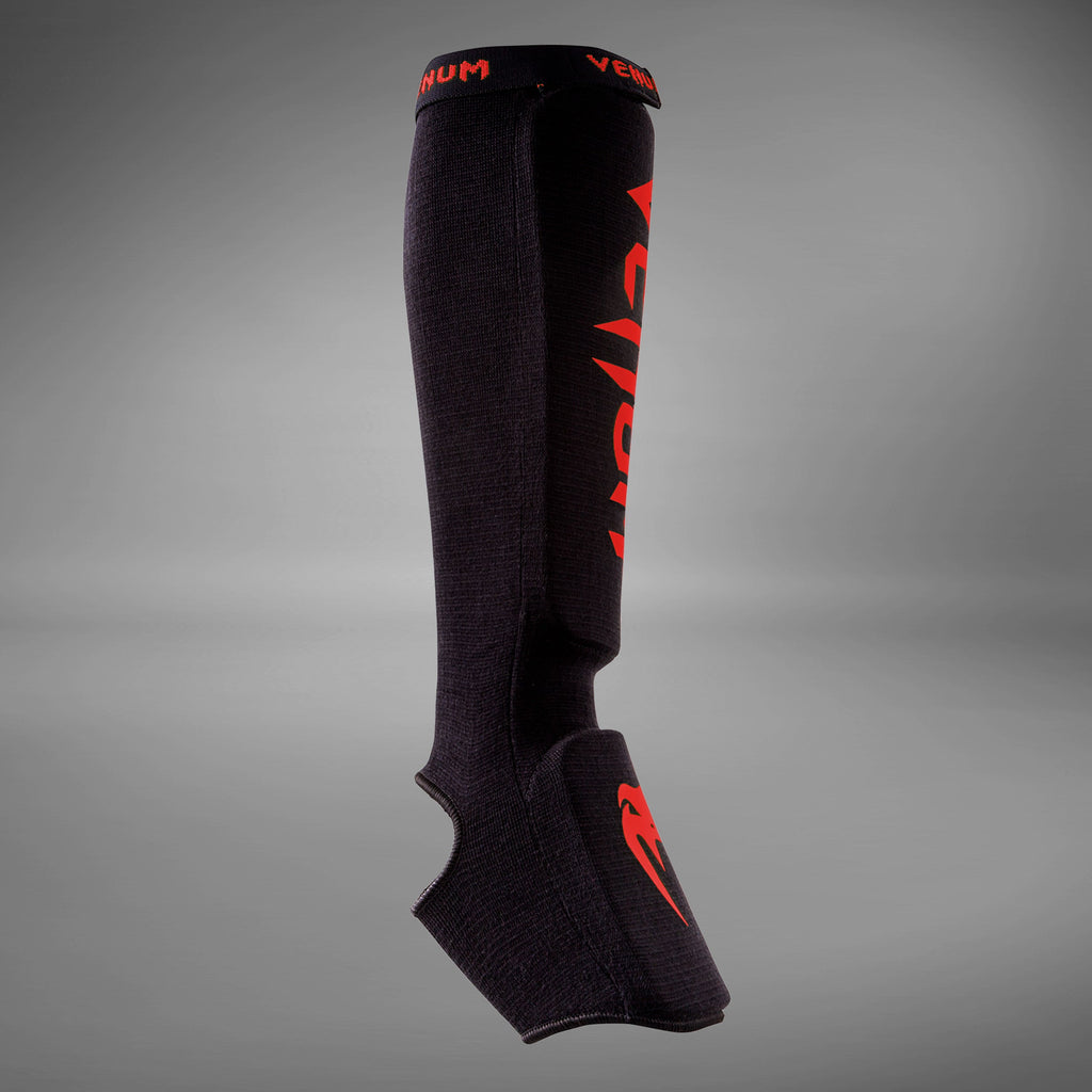 Venum Kontact Chrániče holeně - Černá/Červená