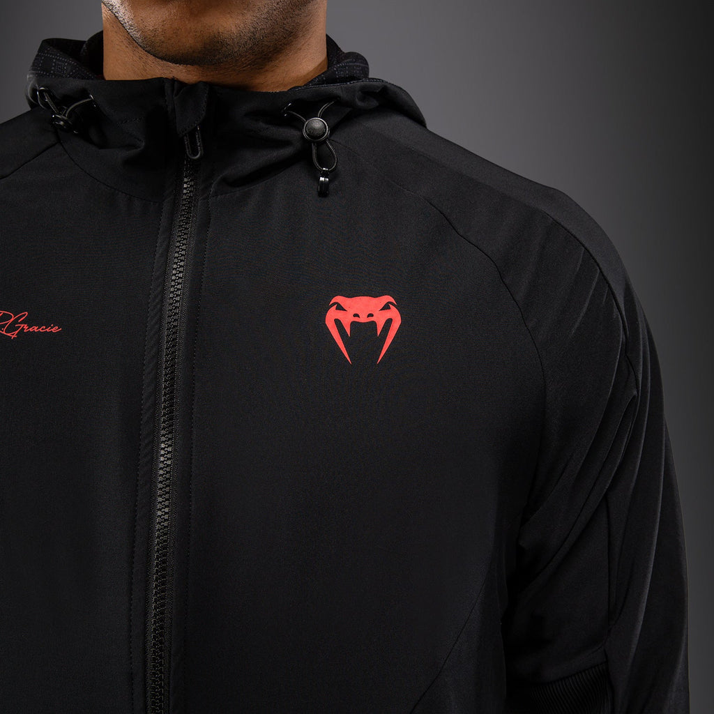 Venum x Roger Gracie Signature Track Jacket - Černá/Červená