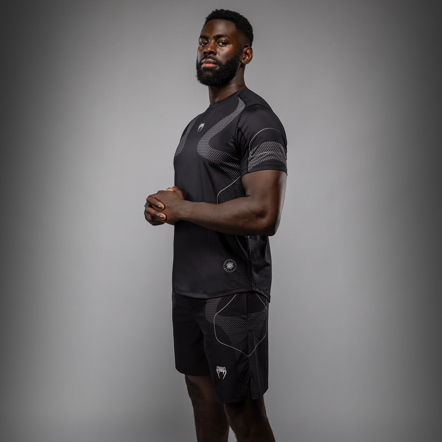 Venum Nexus Dry-Tech Tričko - Černá/Stříbrná