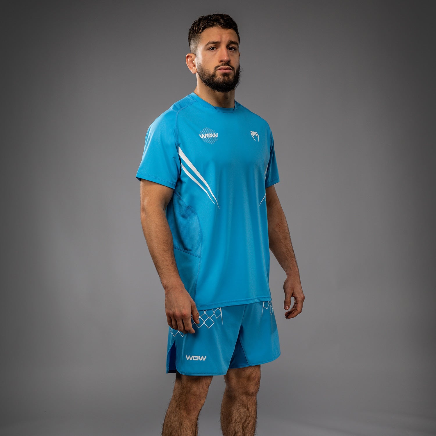 Venum x WOW FC Dry-Tech Tričko - Pacifická modrá