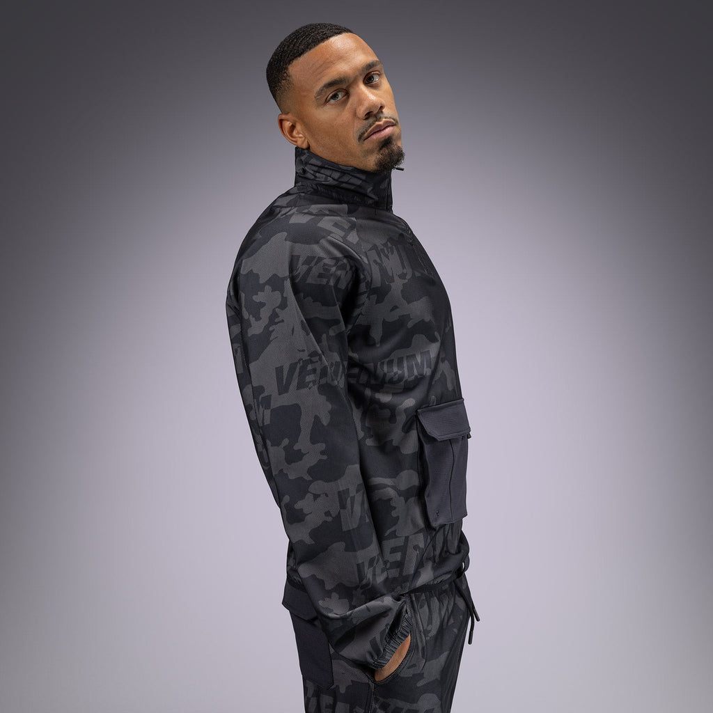 Venum Trooper Pánská bunda na zip - černá/tmavě uhlová