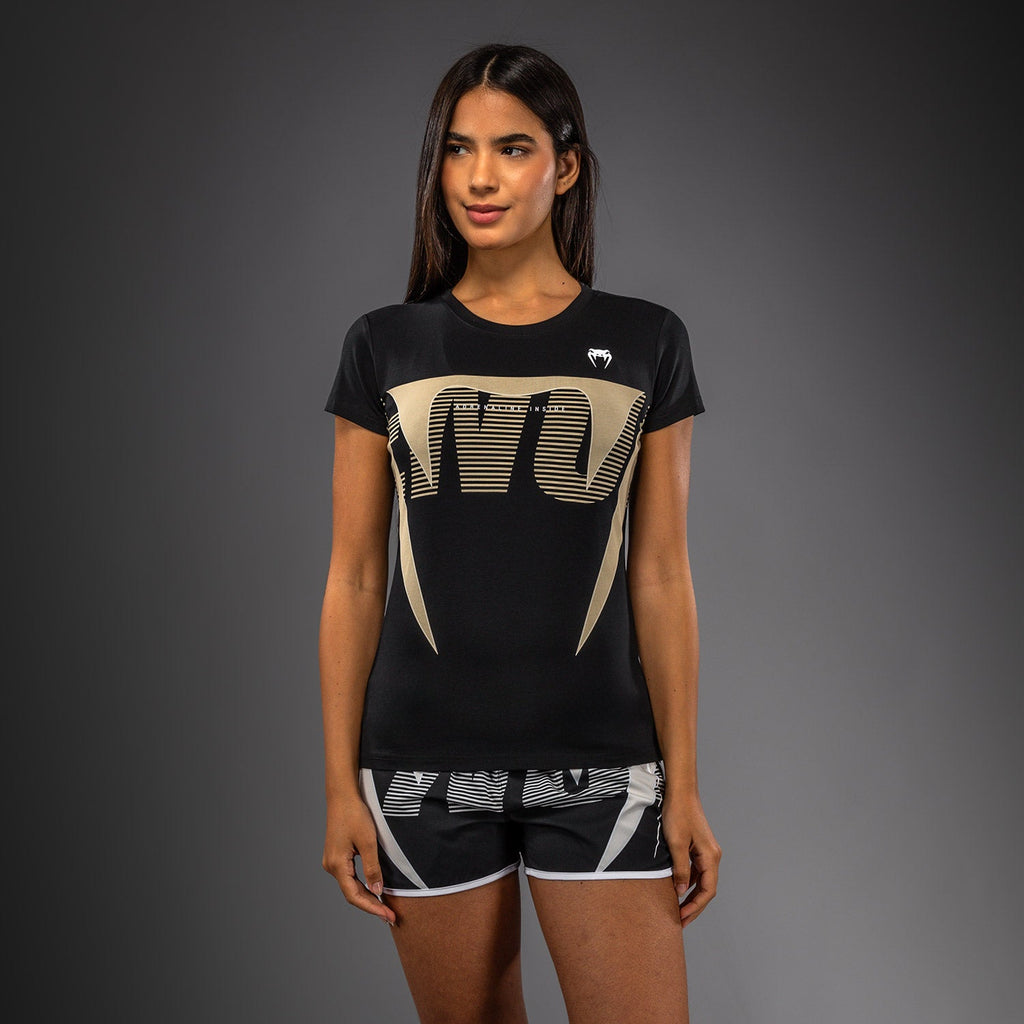Venum Adrenaline Dámské tričko - Černá/Slonová kost