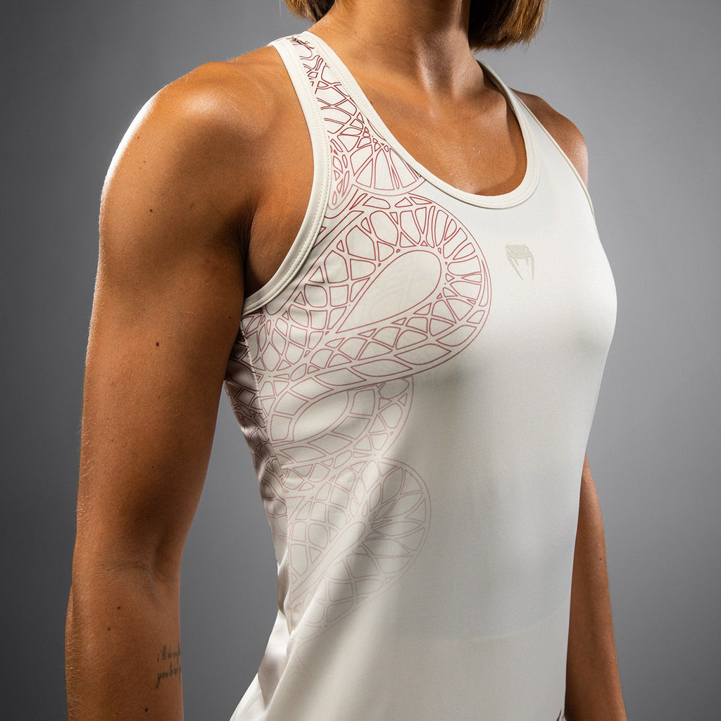 Dámské tílko Venum Serpenti - slonová kost/vínová