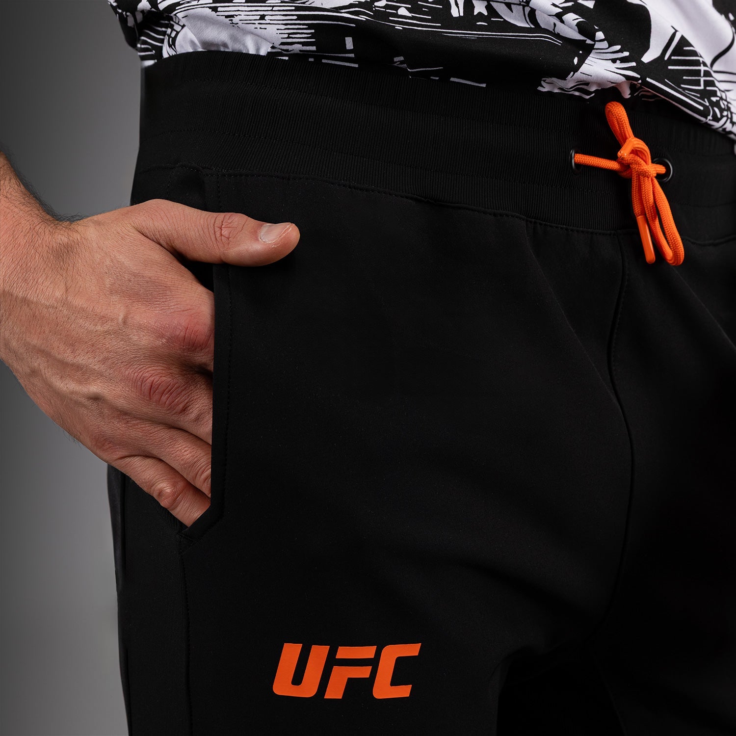 Pánské kalhoty UFC Zenith by Venum Black Authentic Fight Week