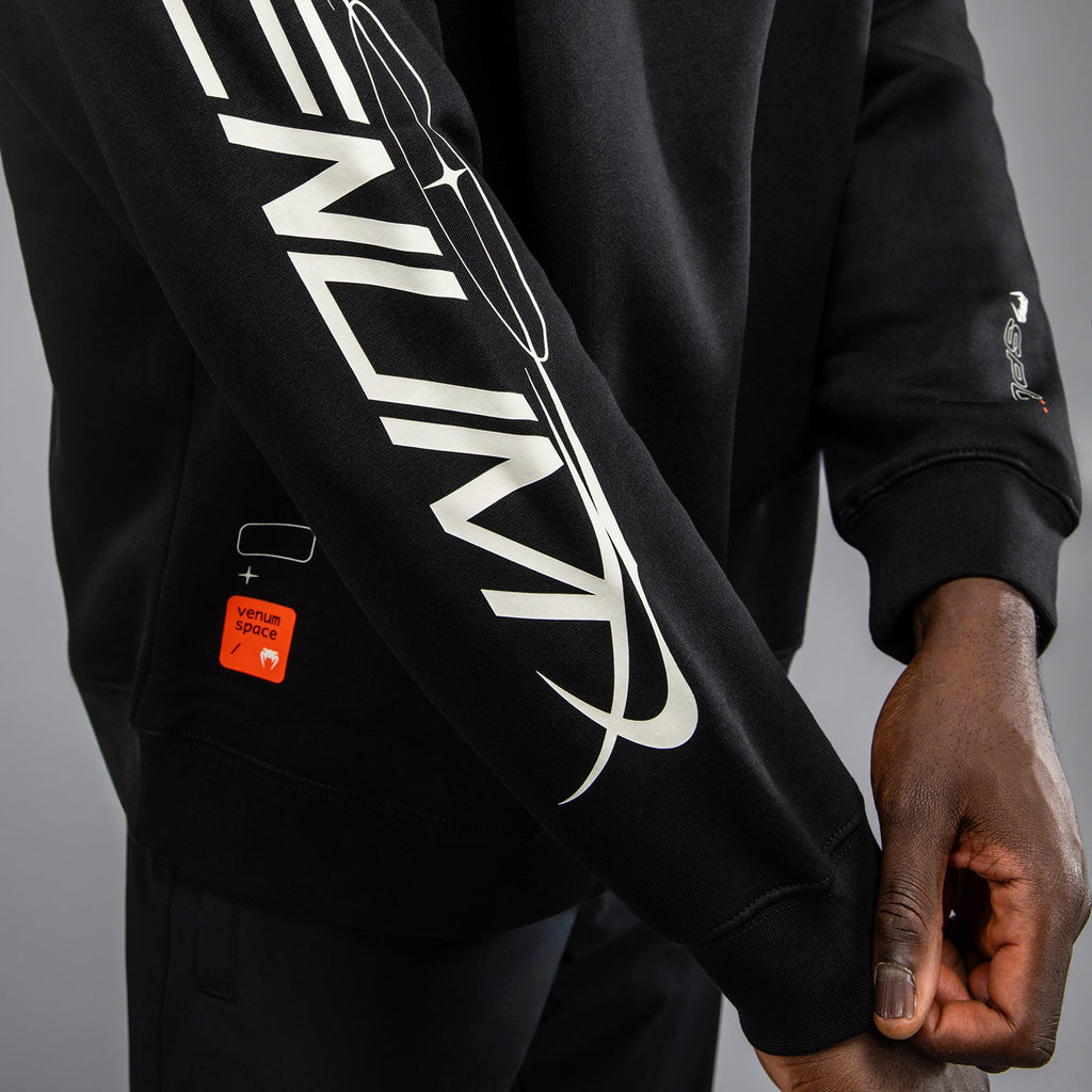 Venum Eclipse Mikina se zapínáním na půl zip - Černá/Slonová kost