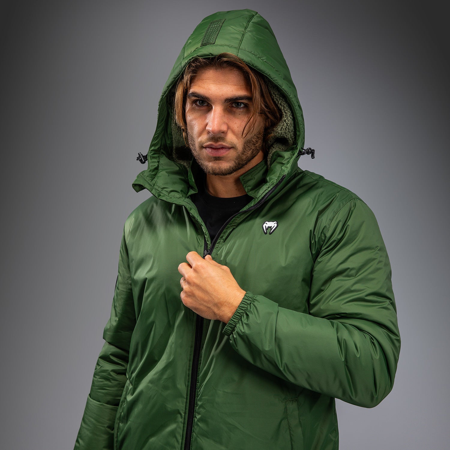 Venum Urban Guard Parka Bunda - Lesní Zelená