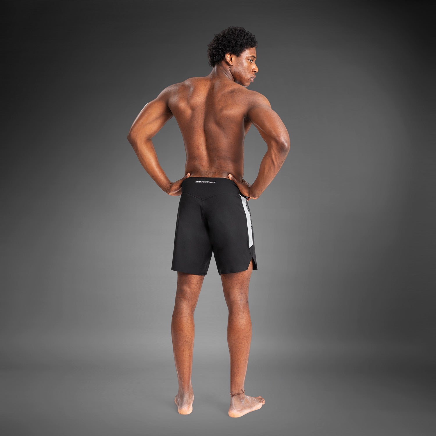 Pánské bojové kraťasy Venum Tempest - Černá/Šedá