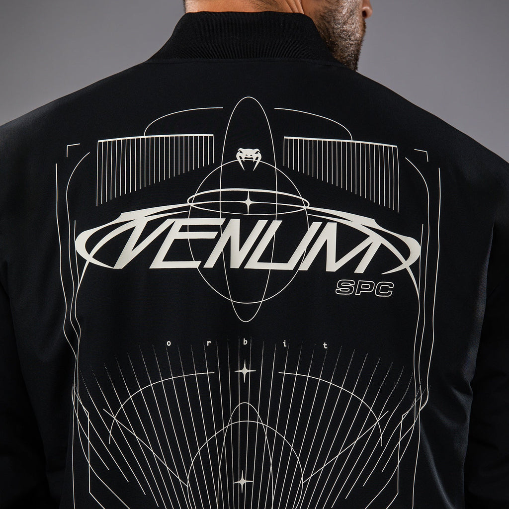 Venum Eclipse Bomber Jacket - Černá/Slonová kost