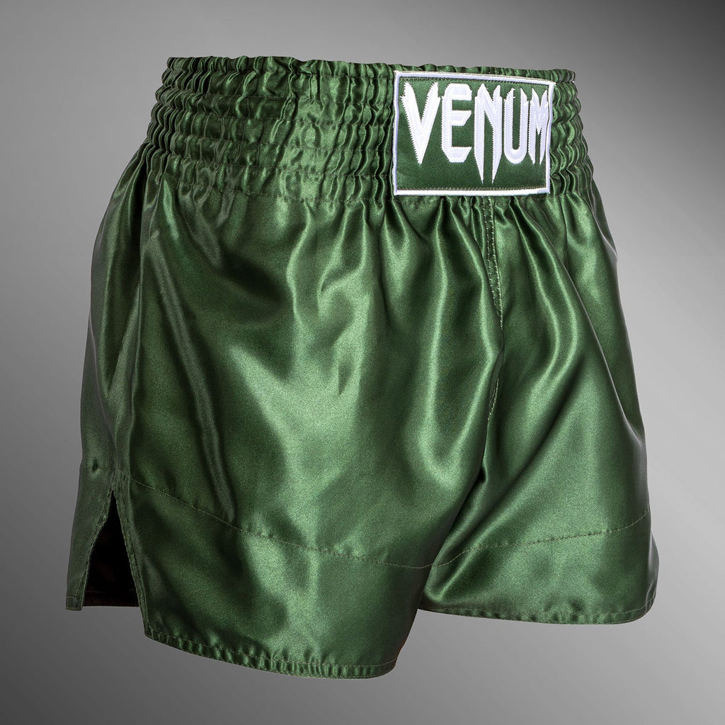 Venum Classic Muay Thai kraťasy Khaki/Bílá