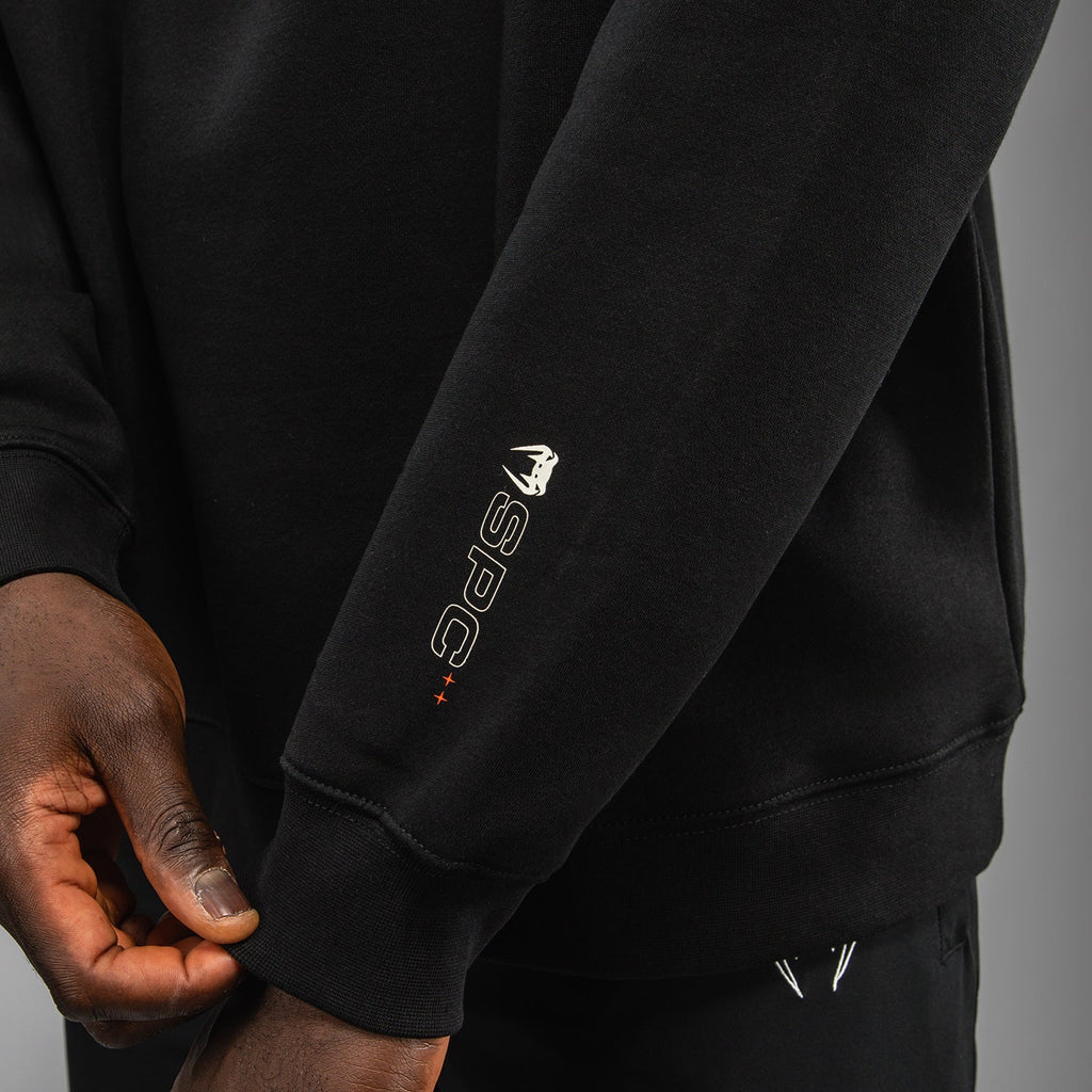 Venum Eclipse Mikina se zapínáním na půl zip - Černá/Slonová kost