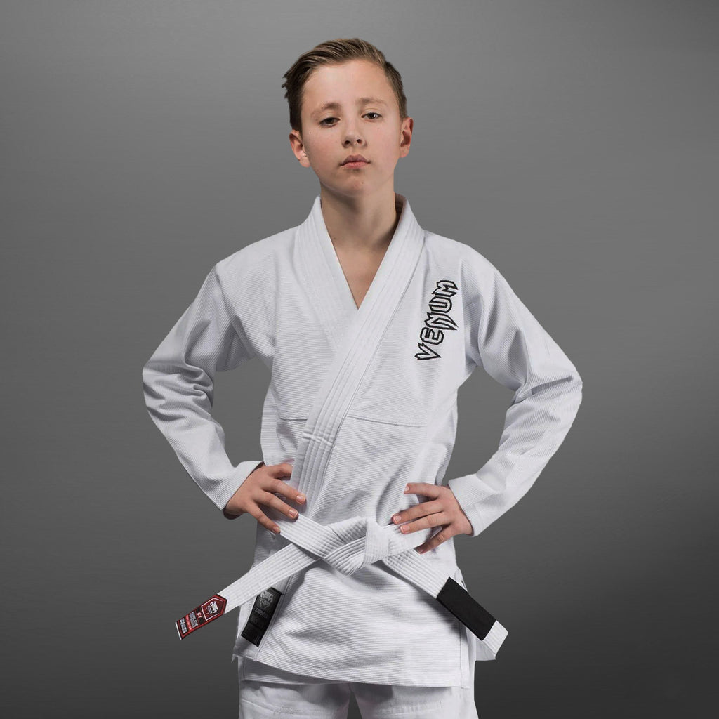 Venum Contender Kids BJJ Gi (Free white belt included) - White
