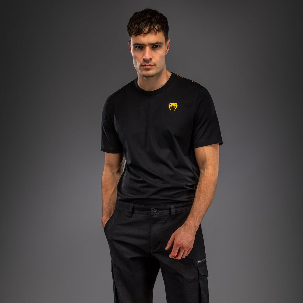 Venum Quetzal Fury Tričko - Černá/Fury Červená/Mandarinová