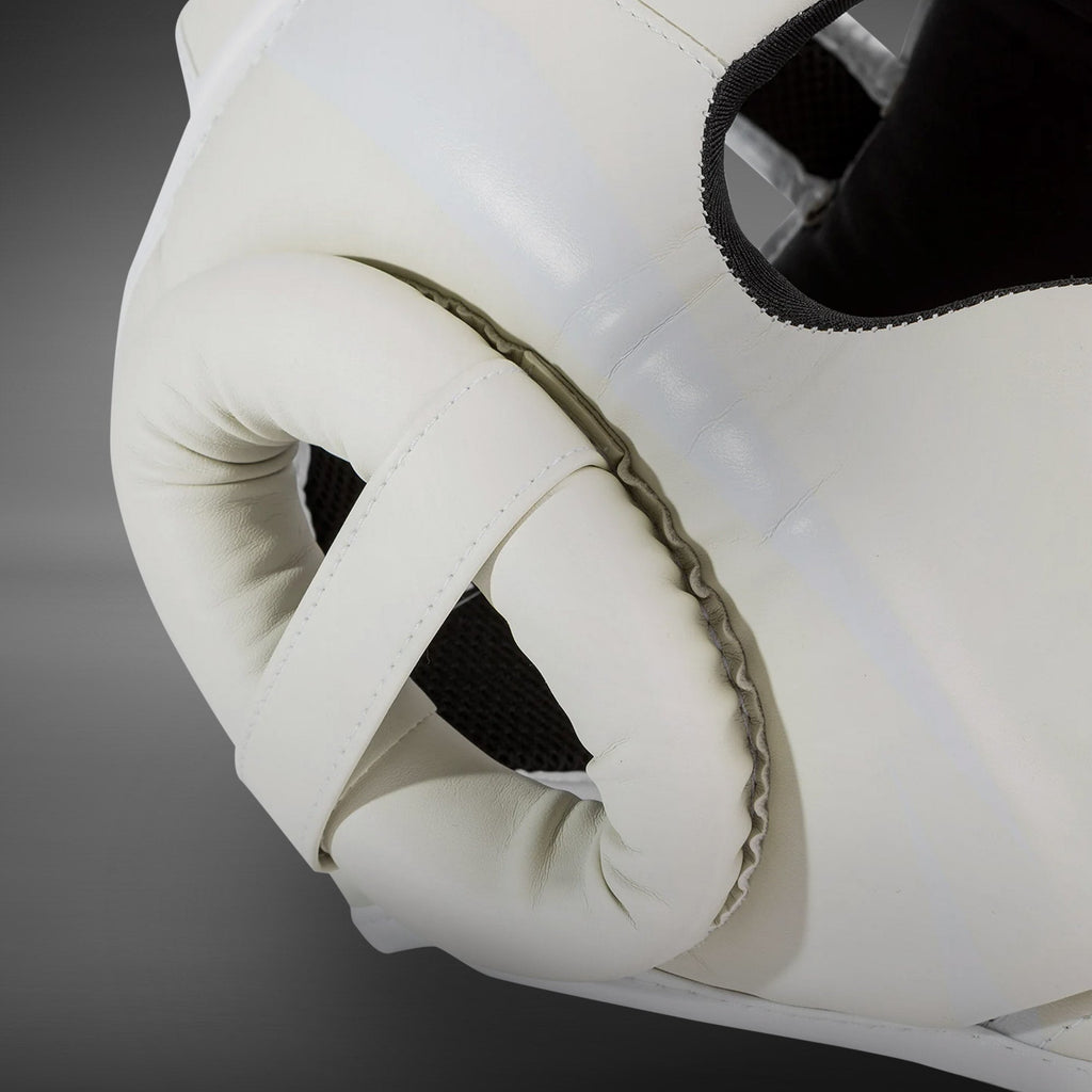 Venum Elite Headgear – Bílá/Bílá