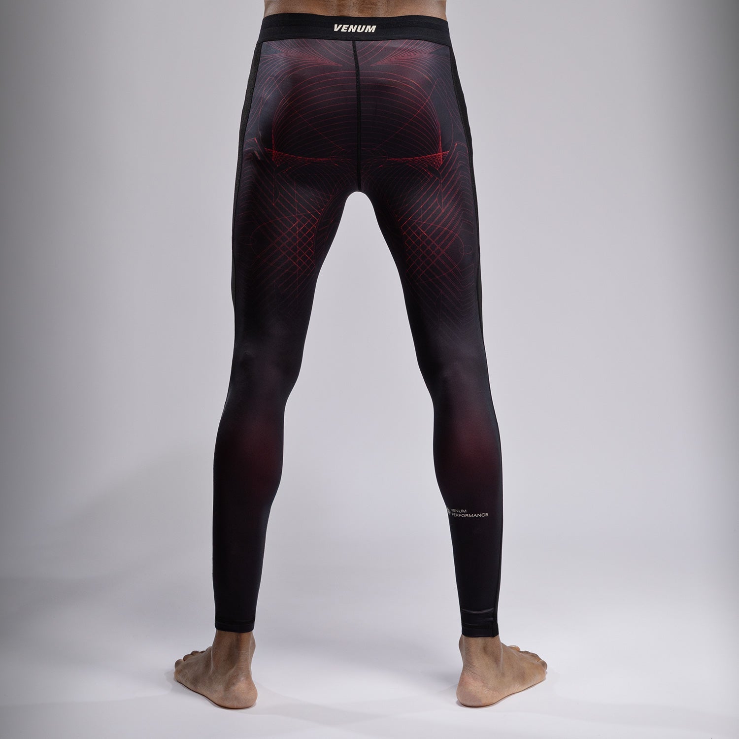 Pánské Spodky Venum G-Fit Air - Tmavě černá/Ohnivě červená