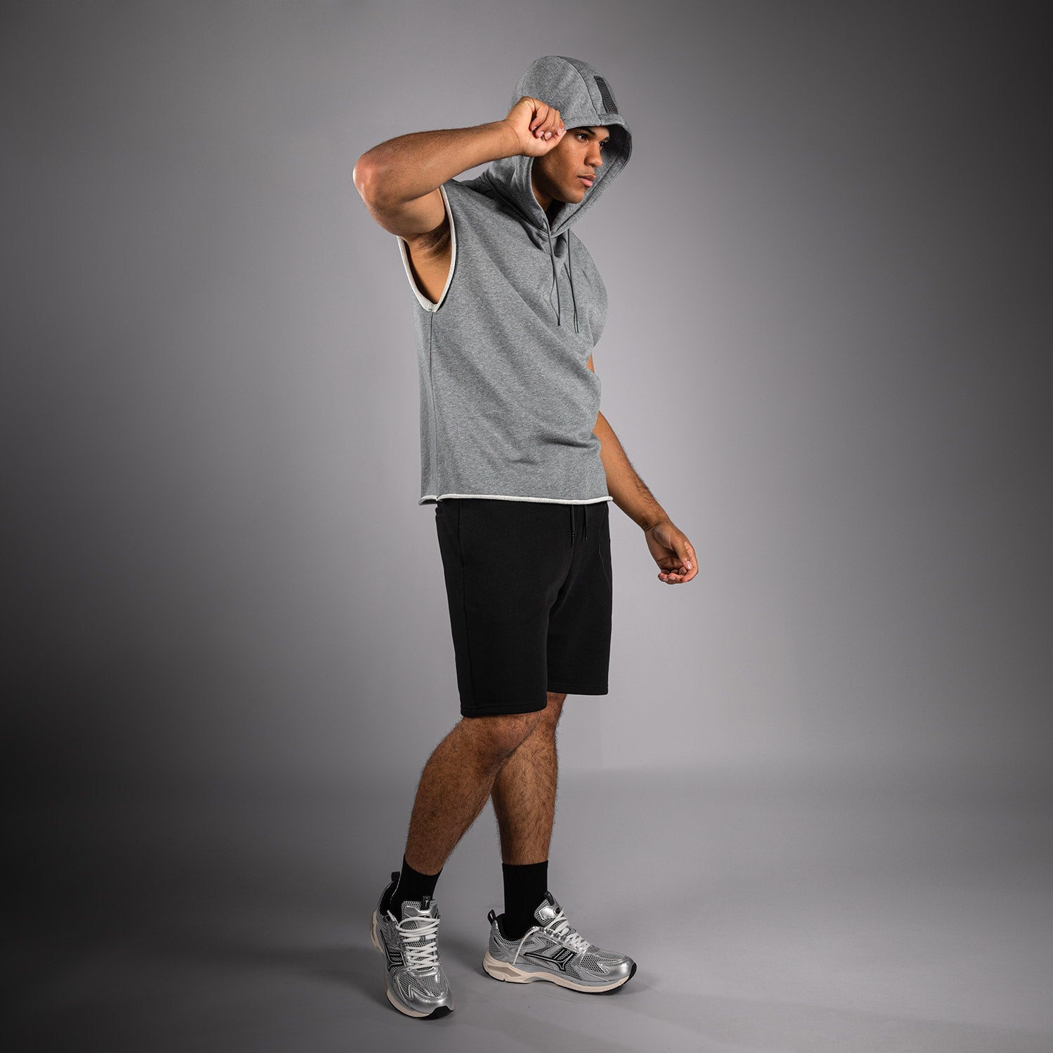 Venum Divide Mikina bez rukávů - Světle šedá