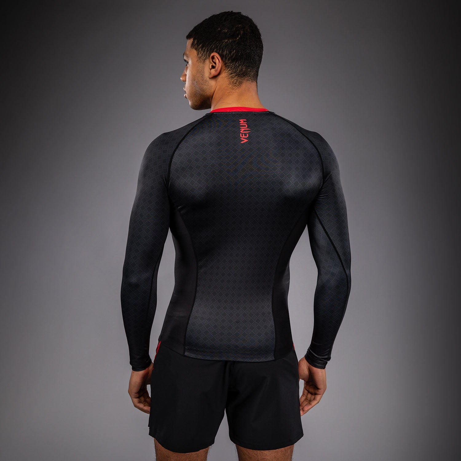 Venum x Roger Gracie Signature Dlouhý rukáv Rashguard - Černá/Červená