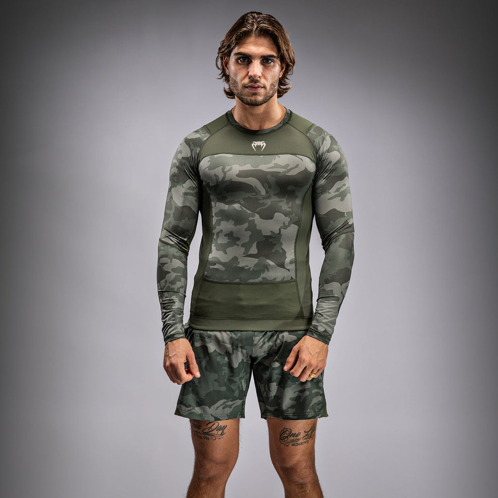 Pánský termo top s dlouhým rukávem Venum G-Fit Air - Army Camo