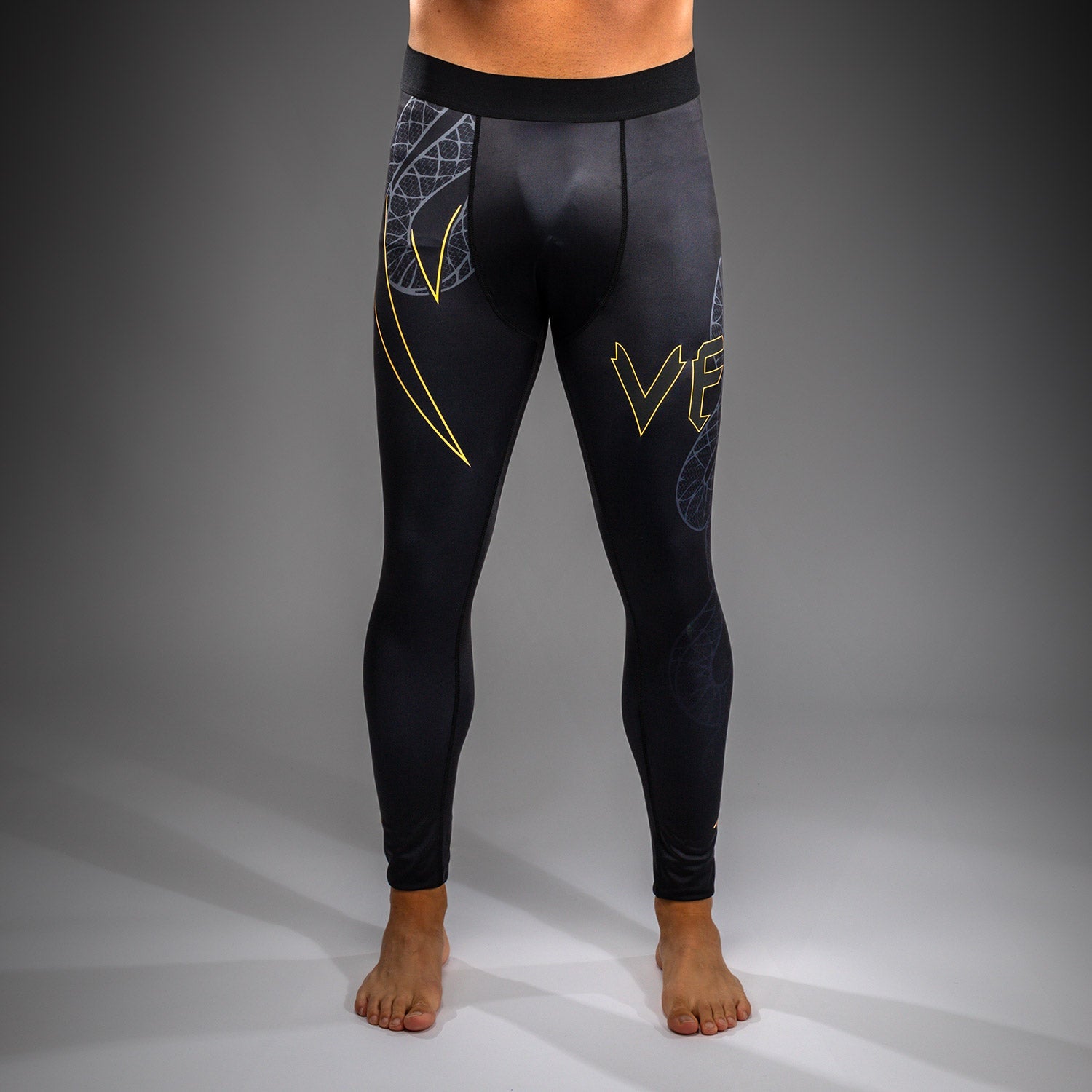 Venum Serpenti Spats - Černá/Stříbrná/Zlatá